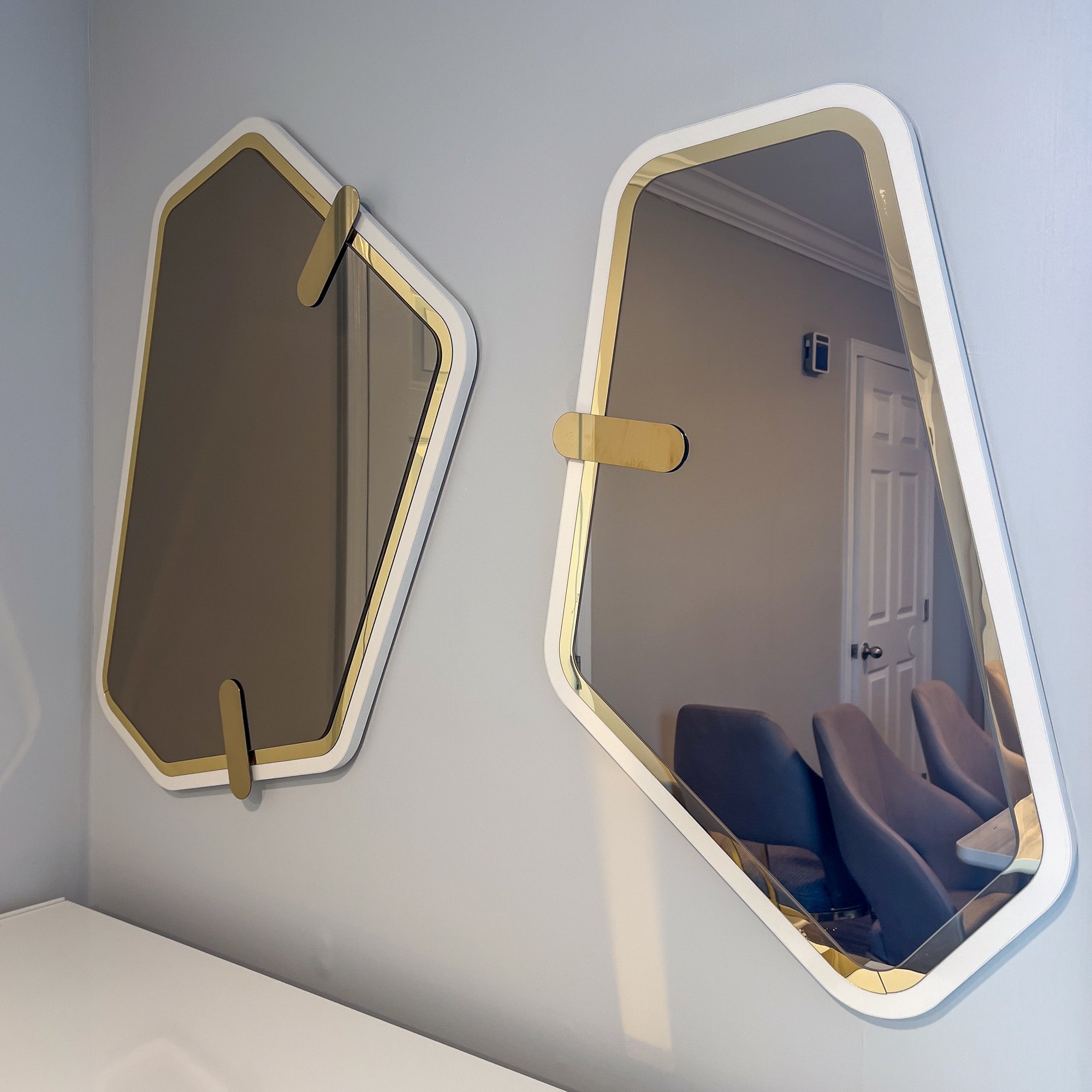 White Sideboard (With Mirror)