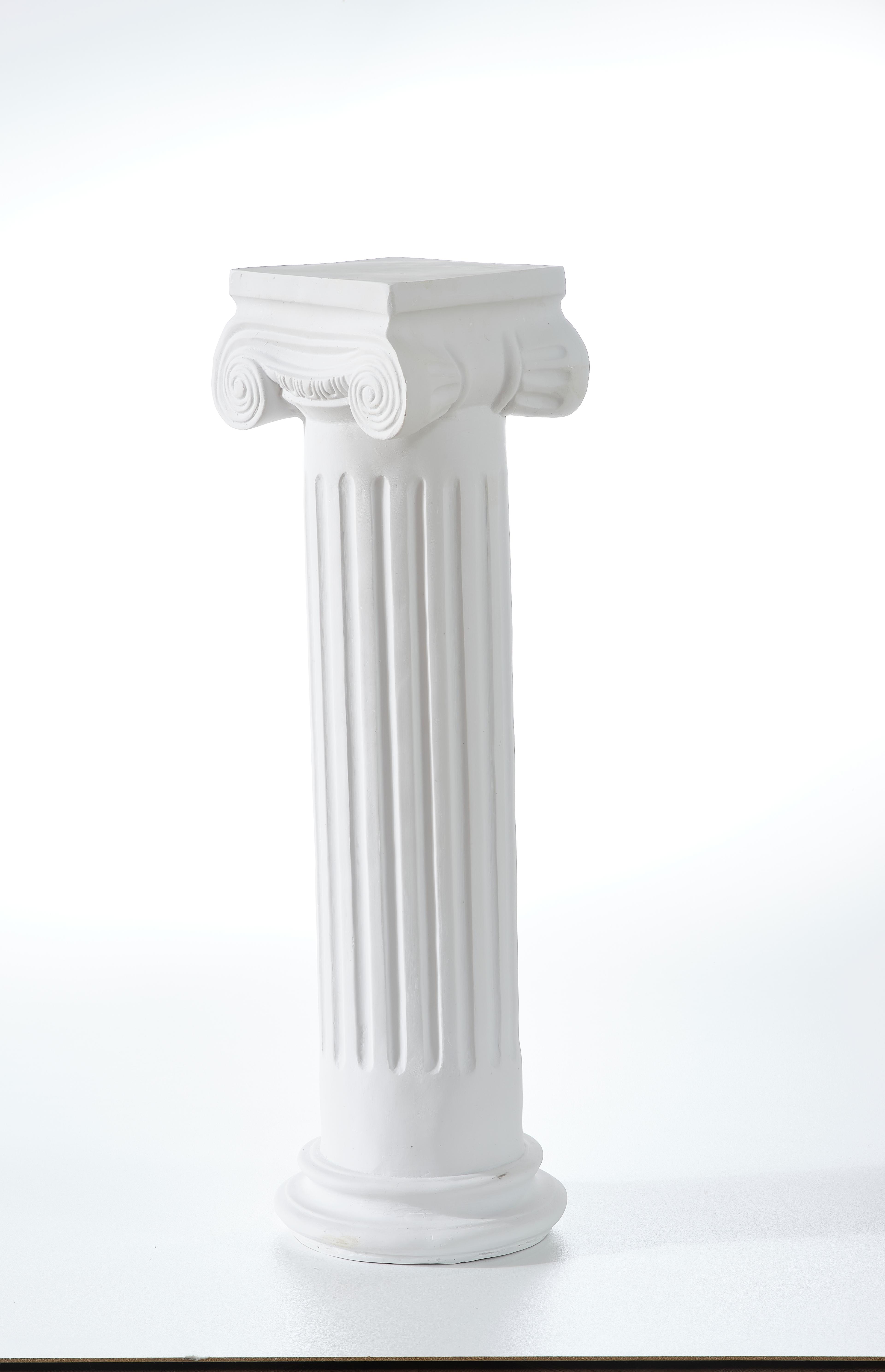 Ferozzi Elegant Corinthian Column Pedestal  (Handmade)