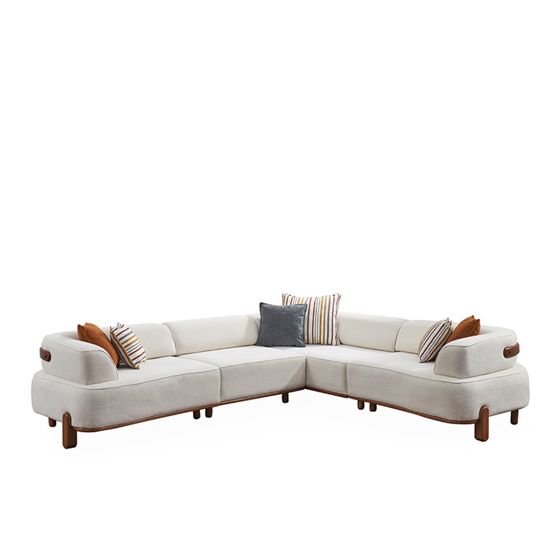 Vision Sectional Sofa Set (Corner + Armchair + Ottoman )