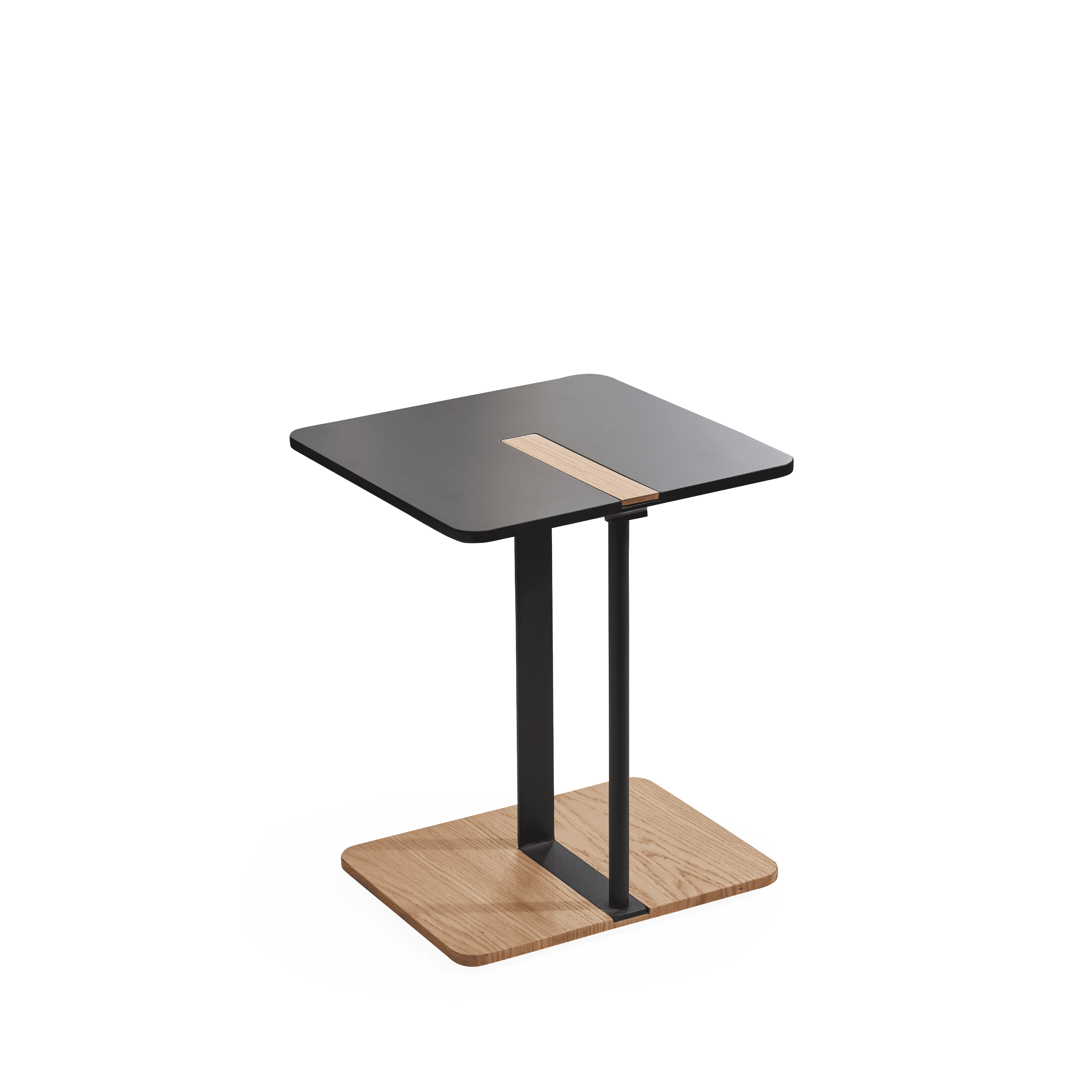 Black City Accent Table