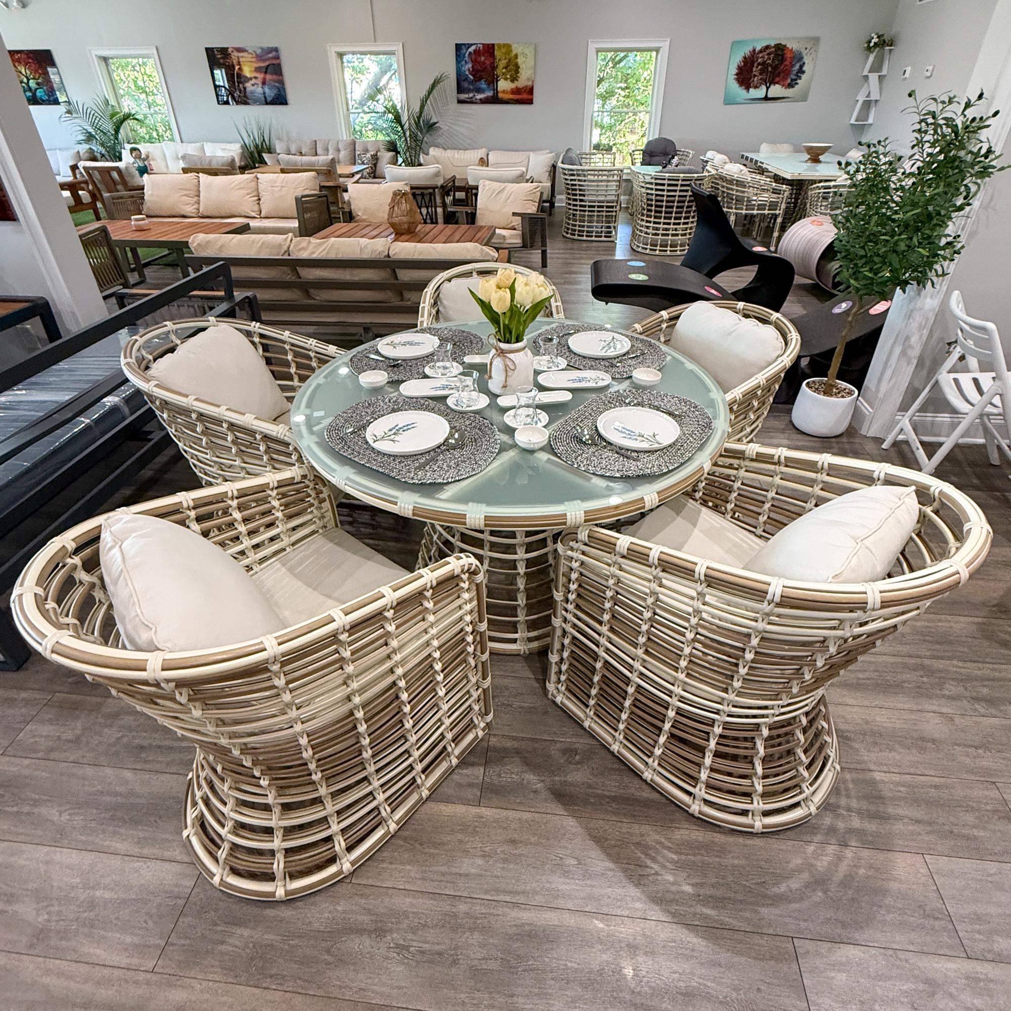 Pearl Garden Dining Set (Table and Chair)
