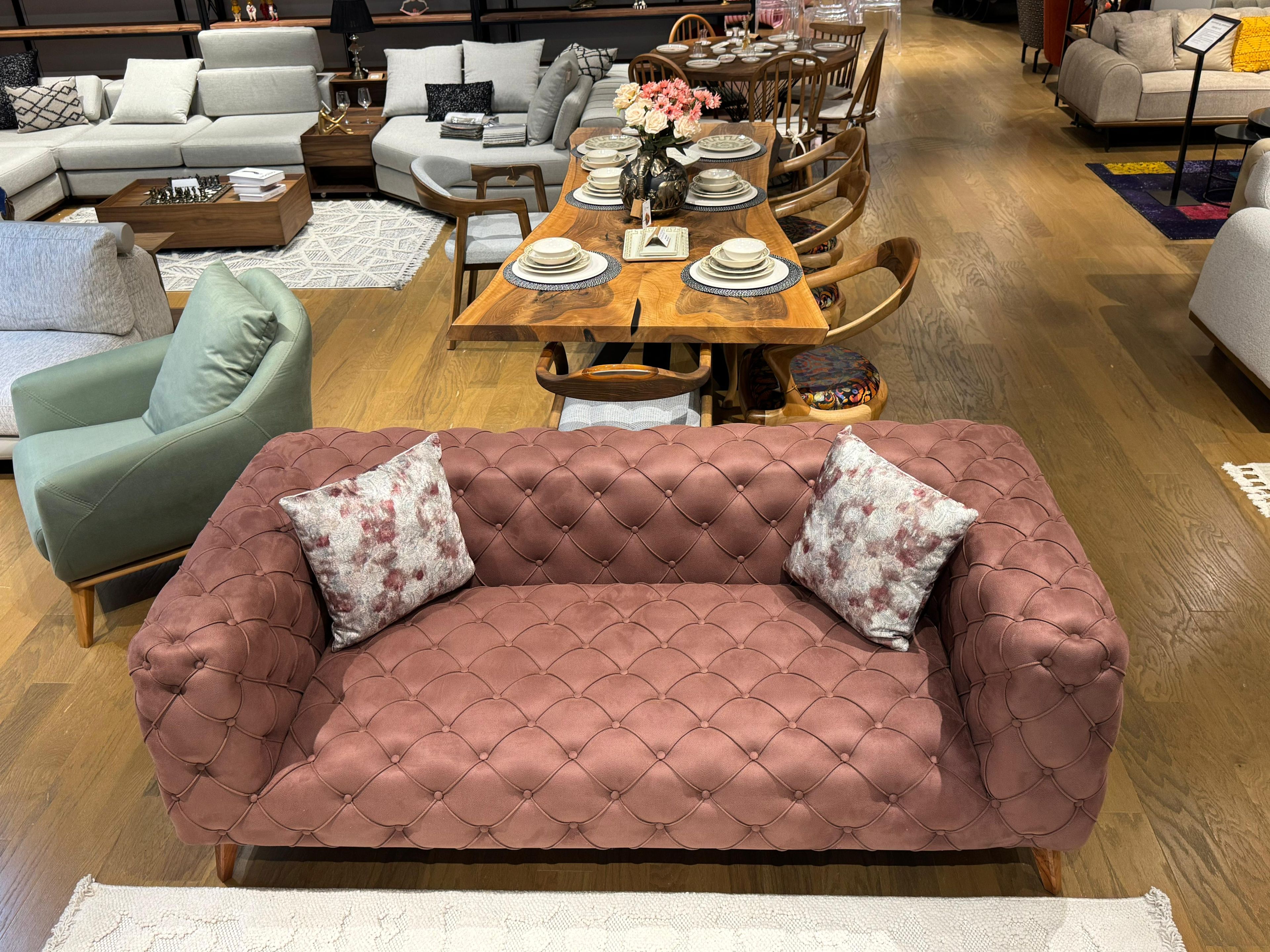 Ferozzi Blush Harmony Sofa (For 2 person)