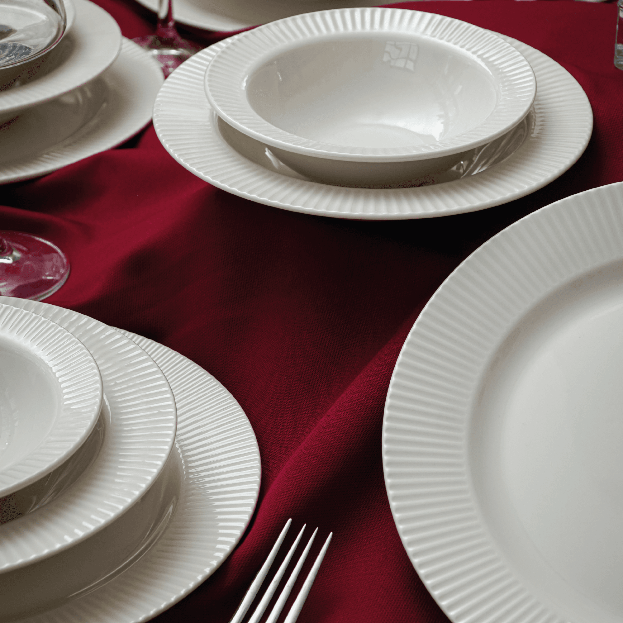 Ediz 24-Piece Simple Dinner Set