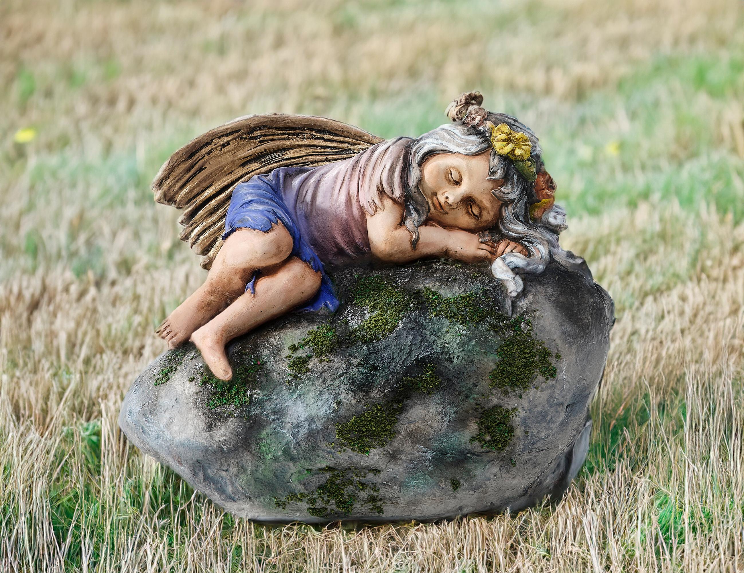 Sleeping Fairy Sculpture  - Statues (Handmade)