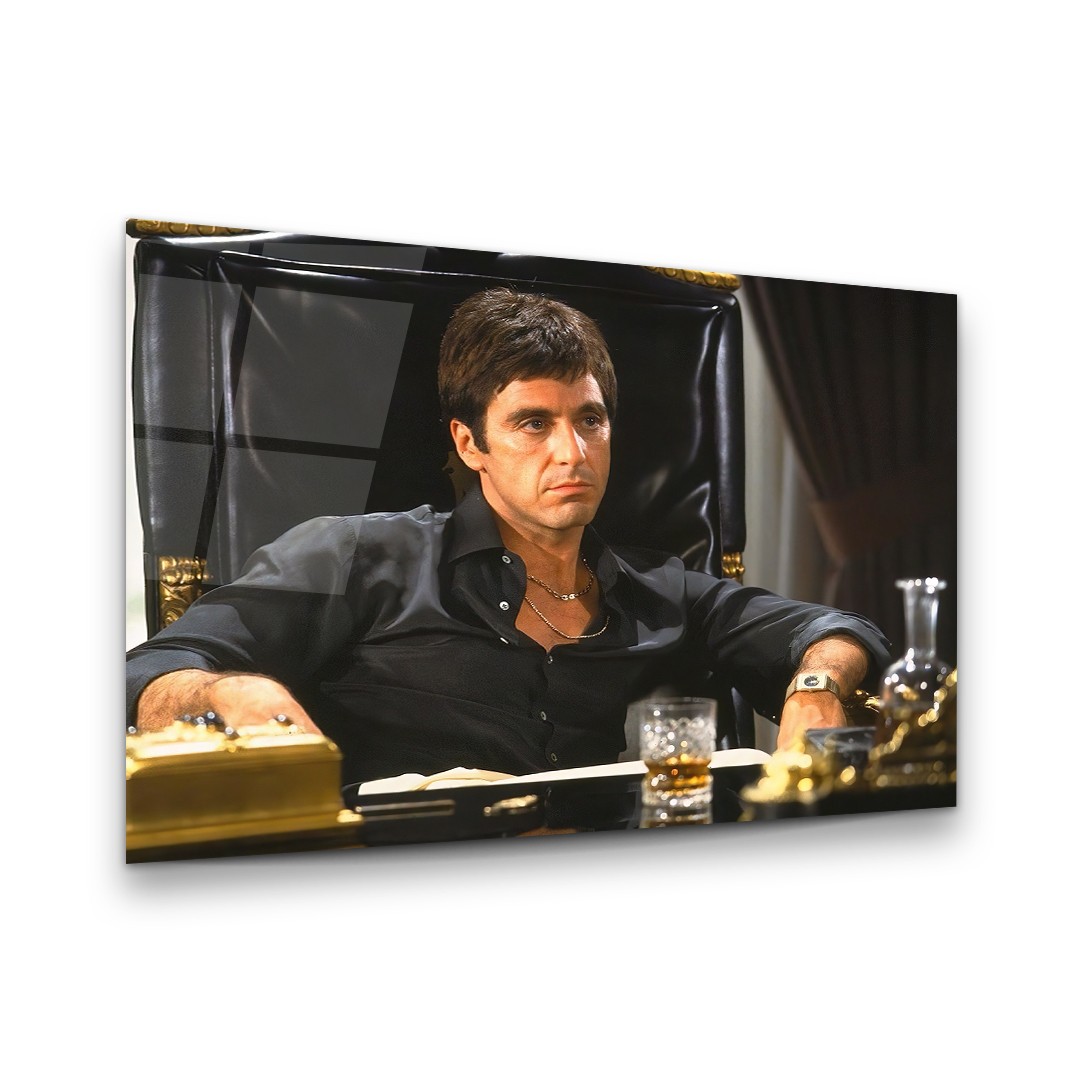 Al Pacino 2 - Horizontal Glass Art