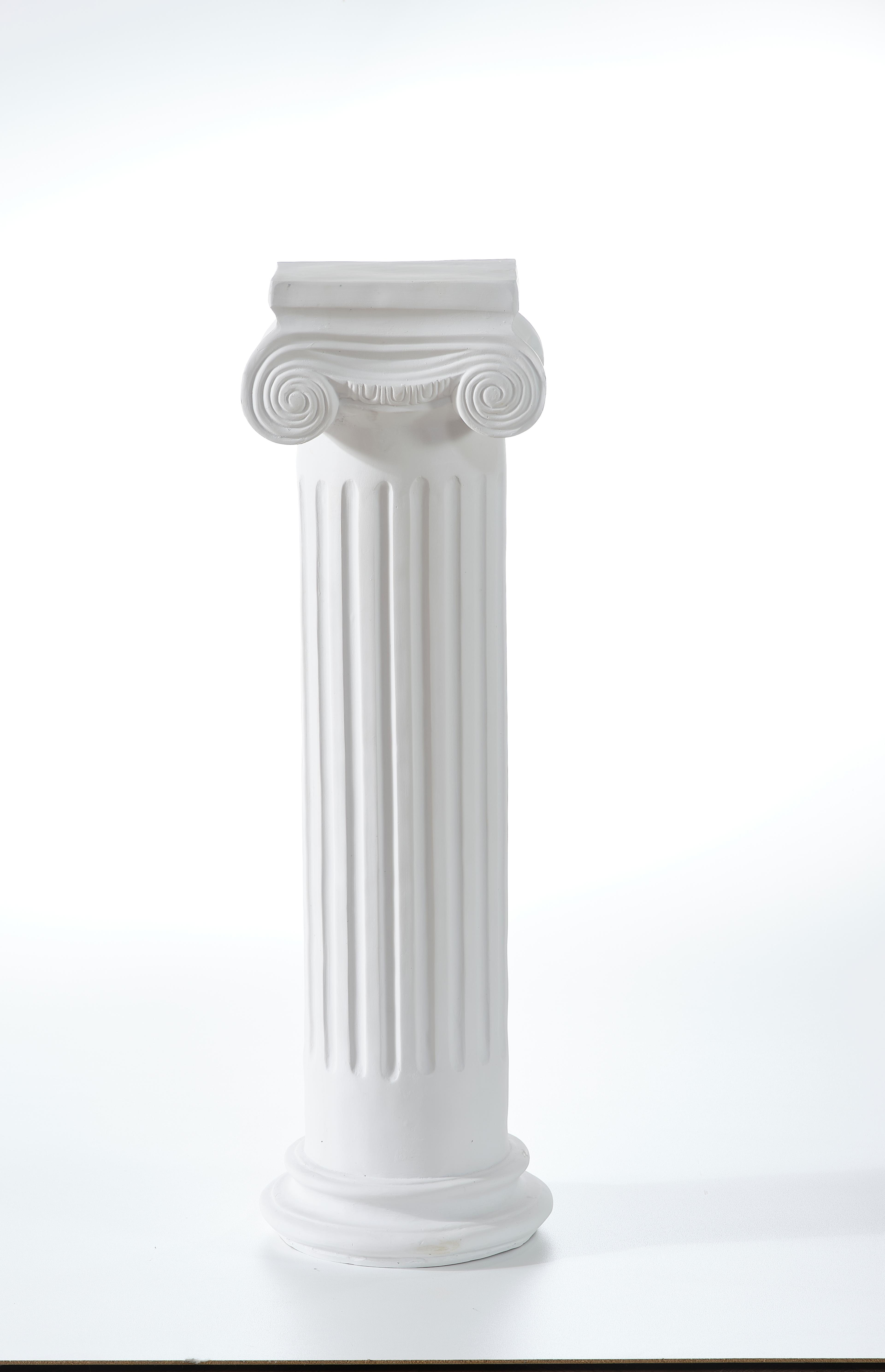 Ferozzi Elegant Corinthian Column Pedestal  (Handmade)