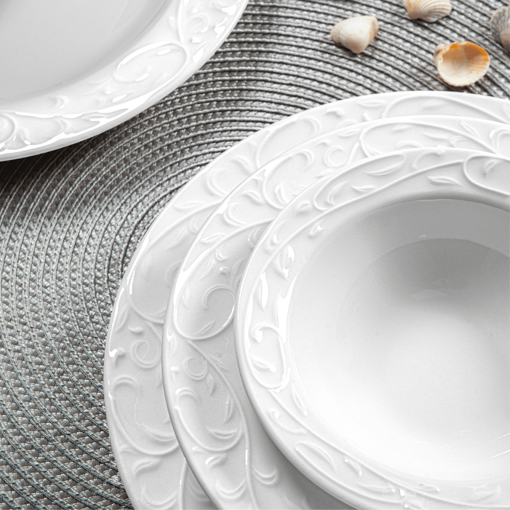 Spring 24-Piece Simple Dinner Set