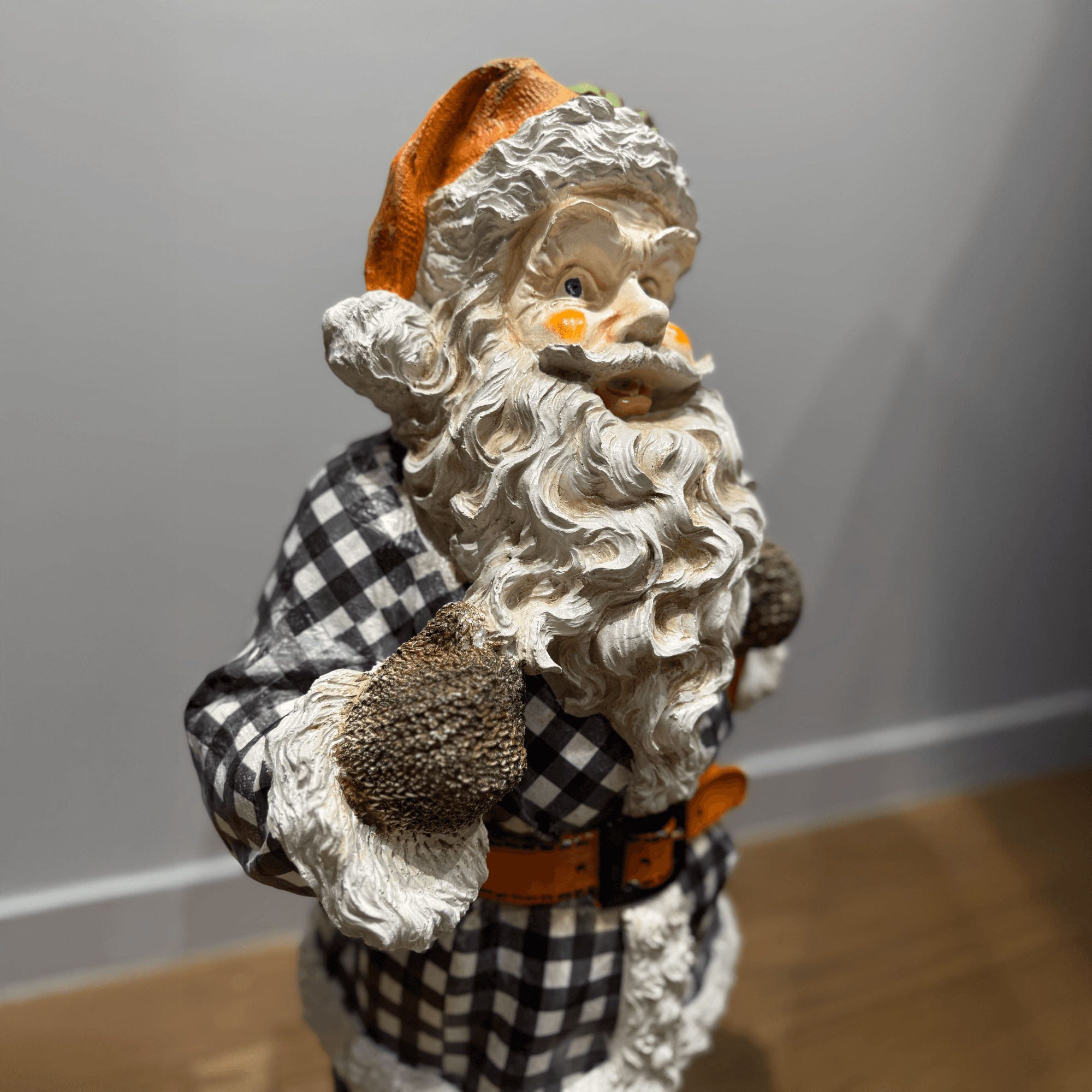 Festive Artisan Santa - Statues (Handmade)