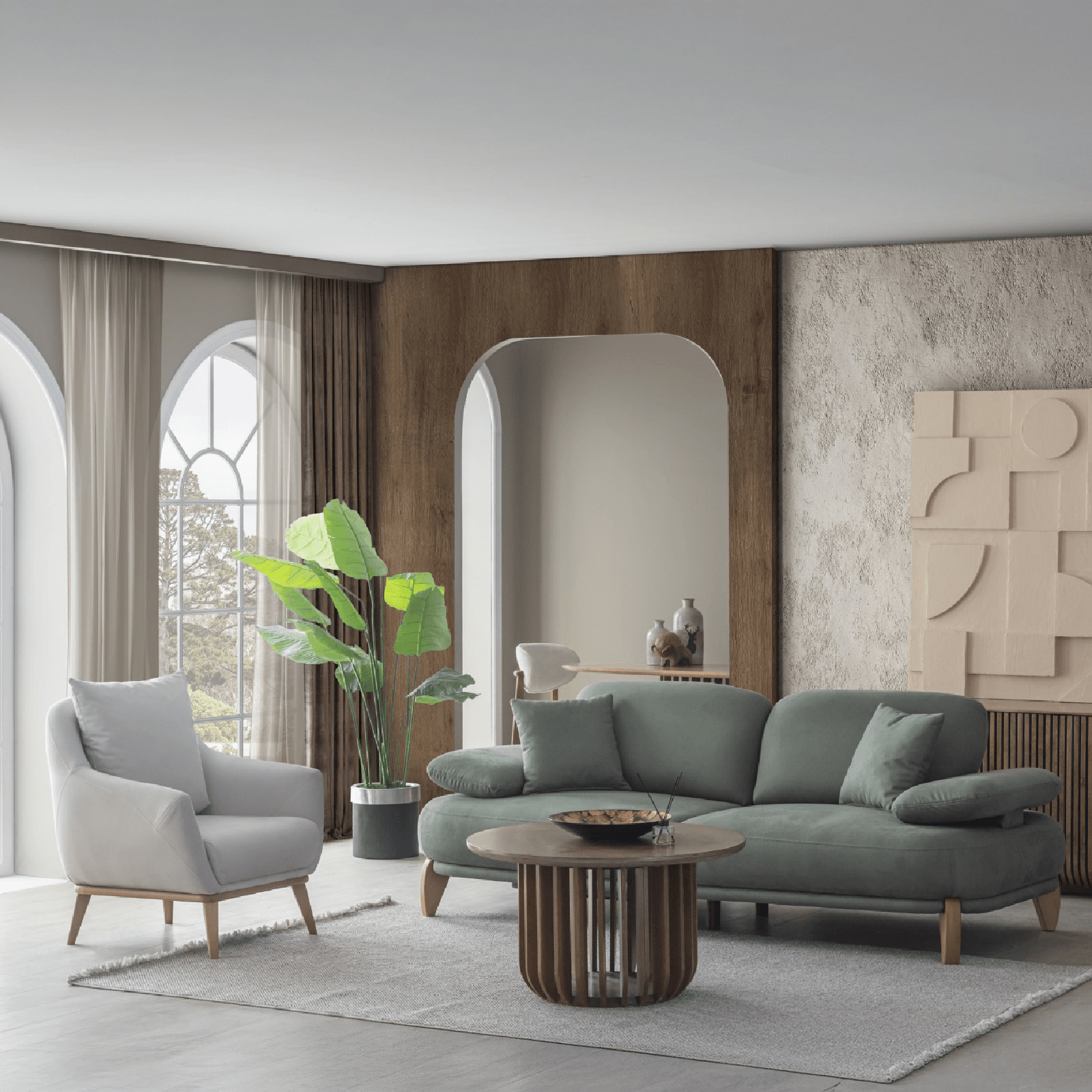 Luppo Sofa Set (3+3+1+1)