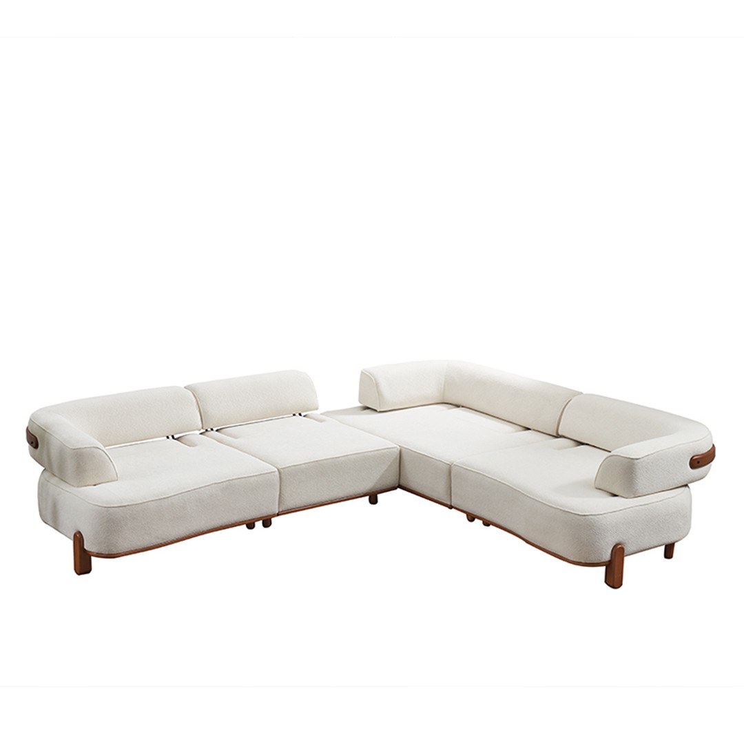 Vision Sectional Sofa Set (Corner + Armchair + Ottoman )