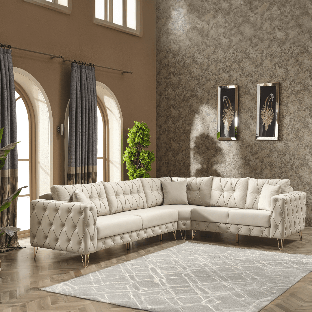 Parma Sectional Sofa Set (Corner + Armchair)