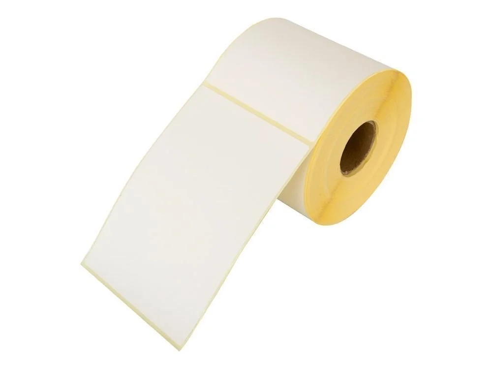 12 Rolls Eco Thermal Shipping Label, 100X150 cm, White, 250 Pcs per roll, 40 mm Core, Permanent High Quality