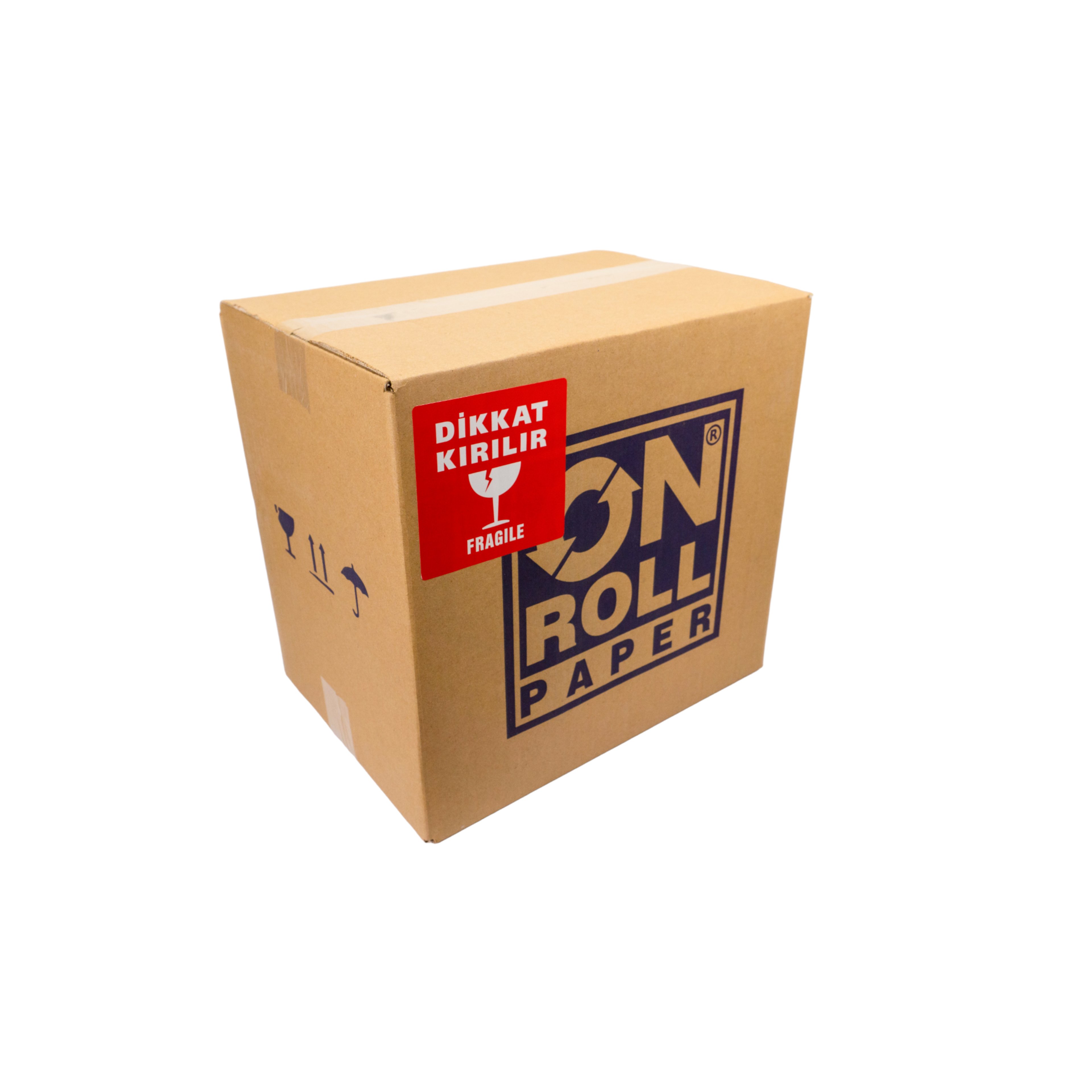 12 Rolls Bundle - Warning Fragile Label - Delivery Shipping Fragile Label - 100cmx100cm - 500 Label per Roll 