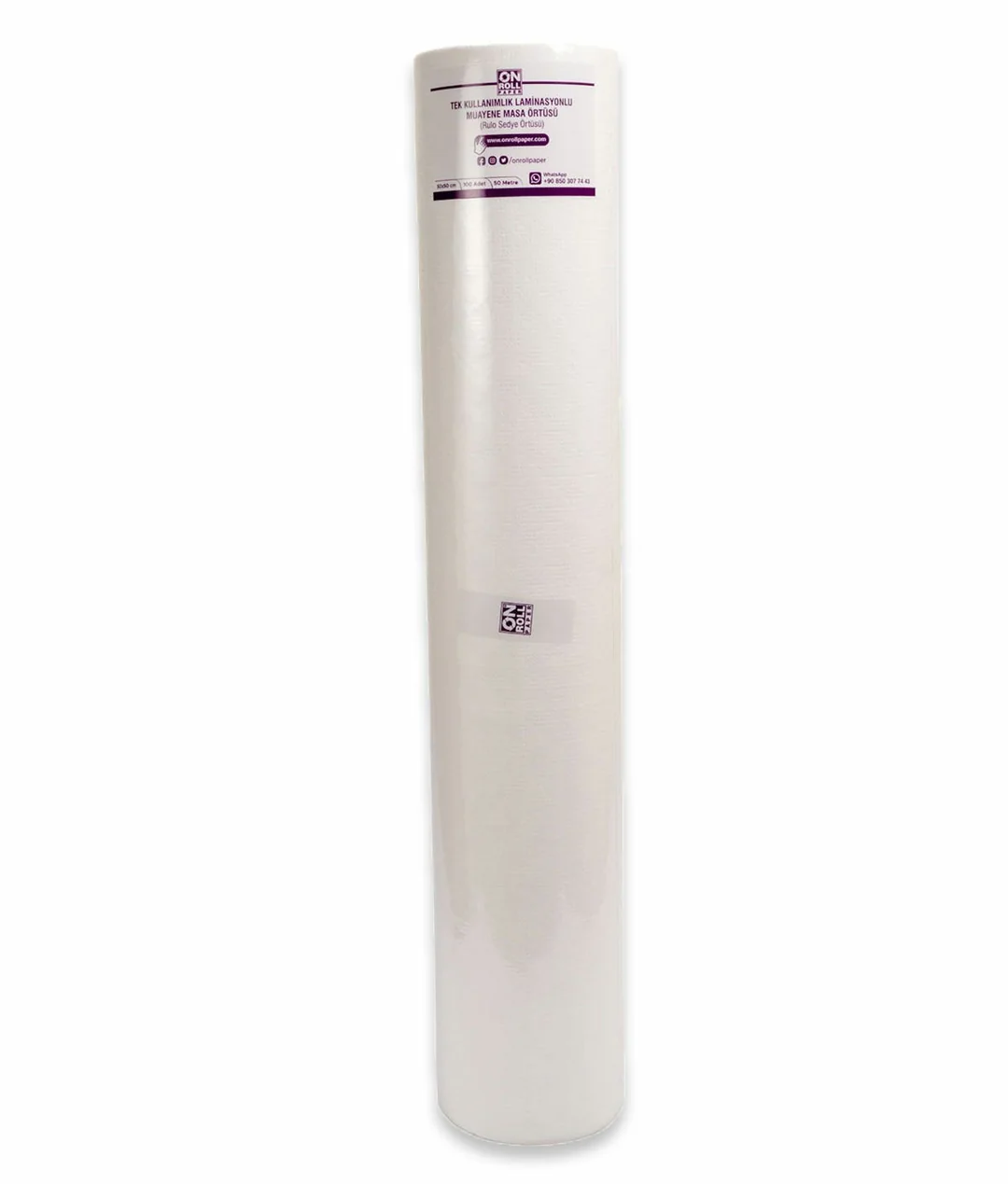 Examination Table Cover - Paper Roll - 50 cm x 50 Meter Roll - Perforation Cut - Easy to Use