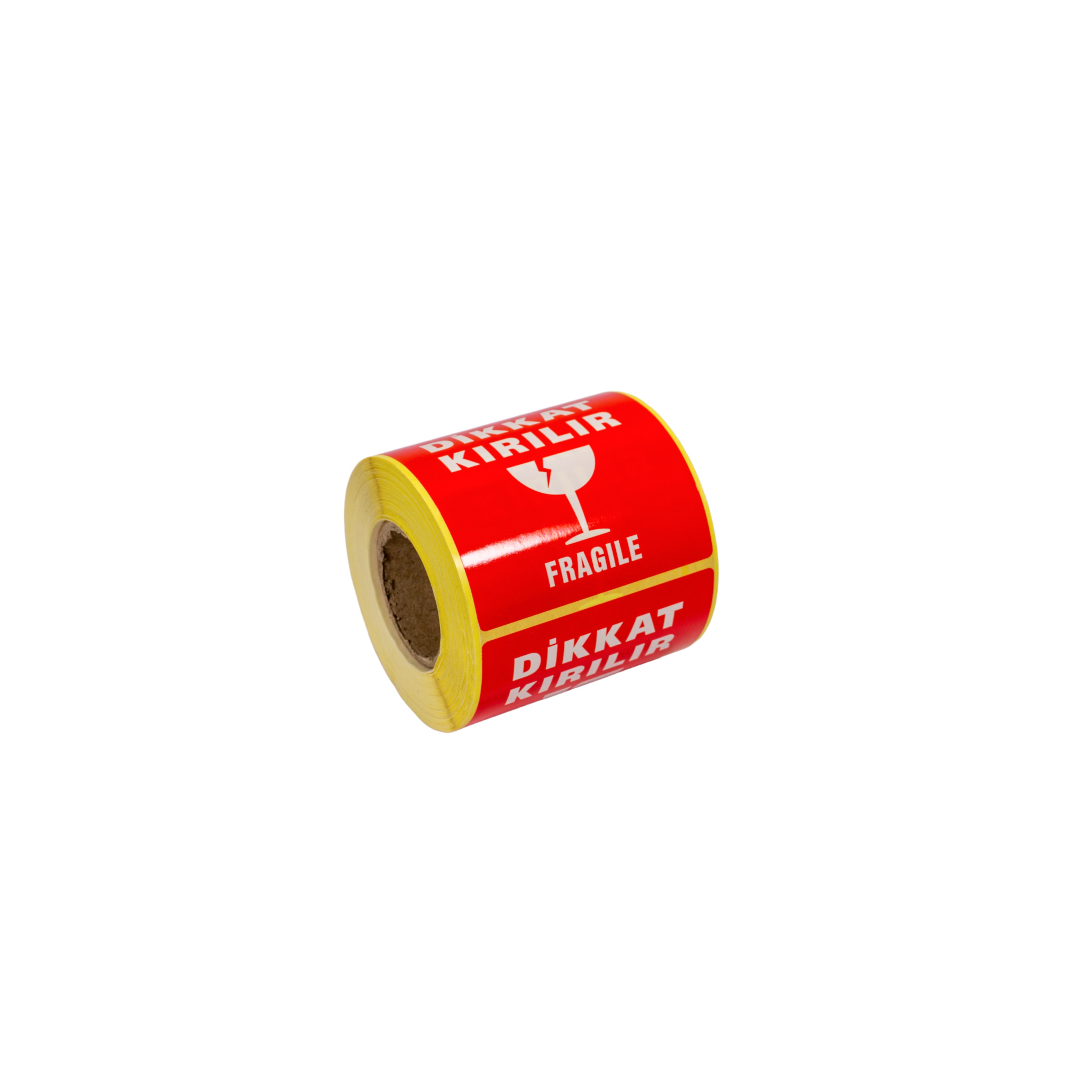 12 Rolls Bundle - Warning Fragile Label - Delivery Shipping Fragile Label - 100cmx100cm - 500 Label per Roll 