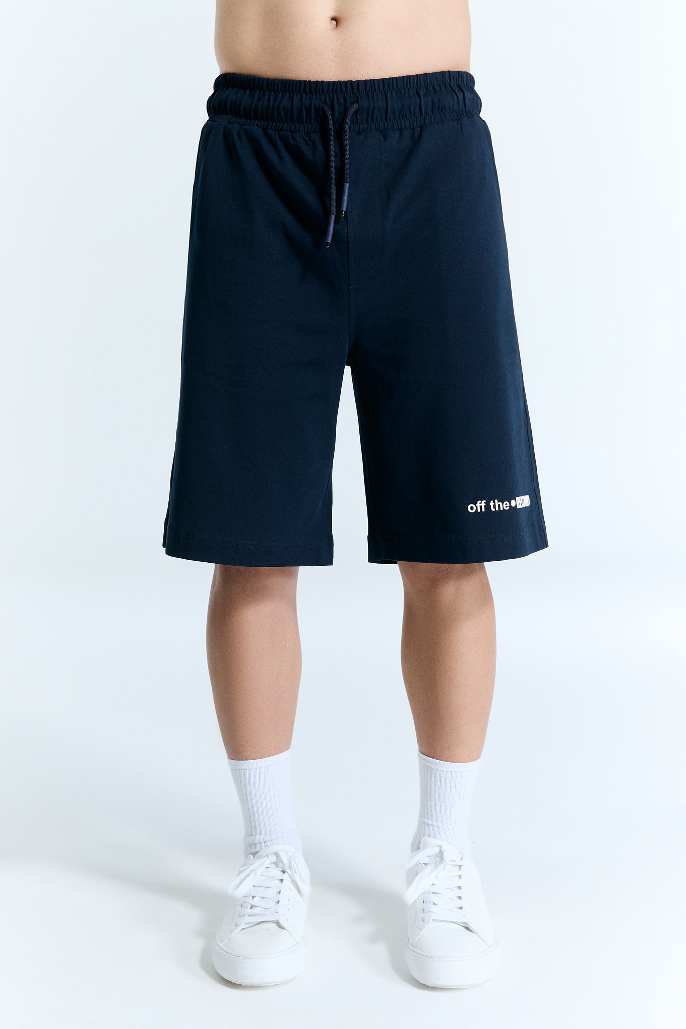 Dunkelblau Basic-Shorts für Männer