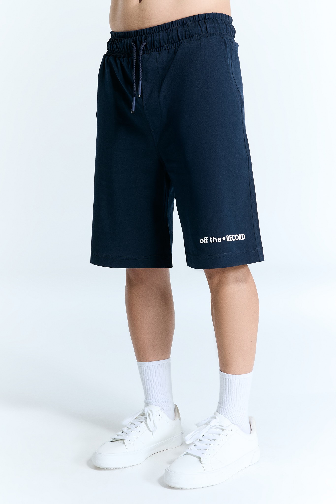 Dunkelblau Basic-Shorts für Männer