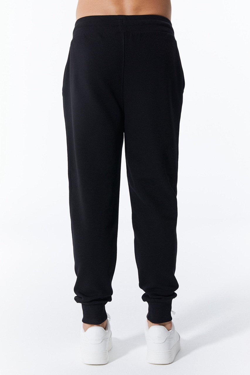 Schwarze Jogger-Modell Herren-Sweatpant Jogginghose