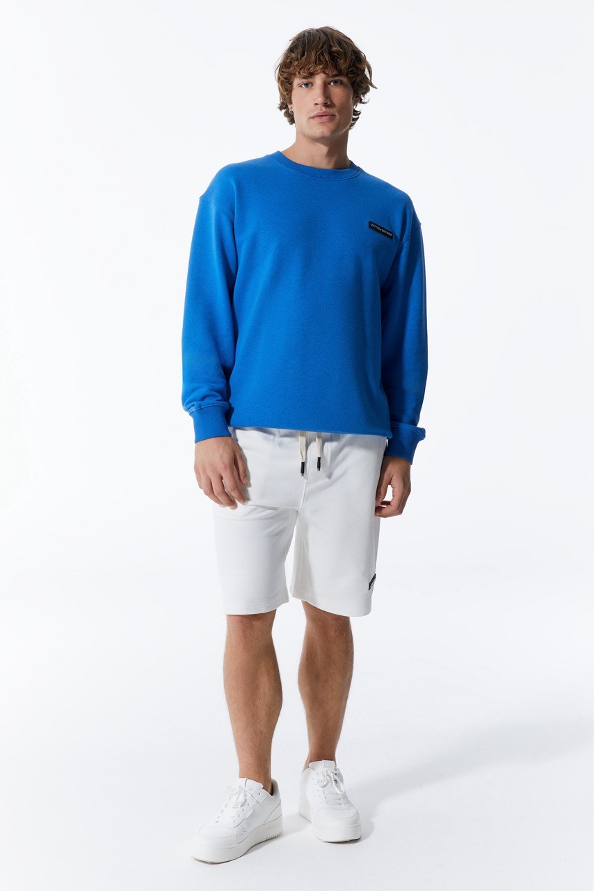 Basic Herren Blau Sweatshirt