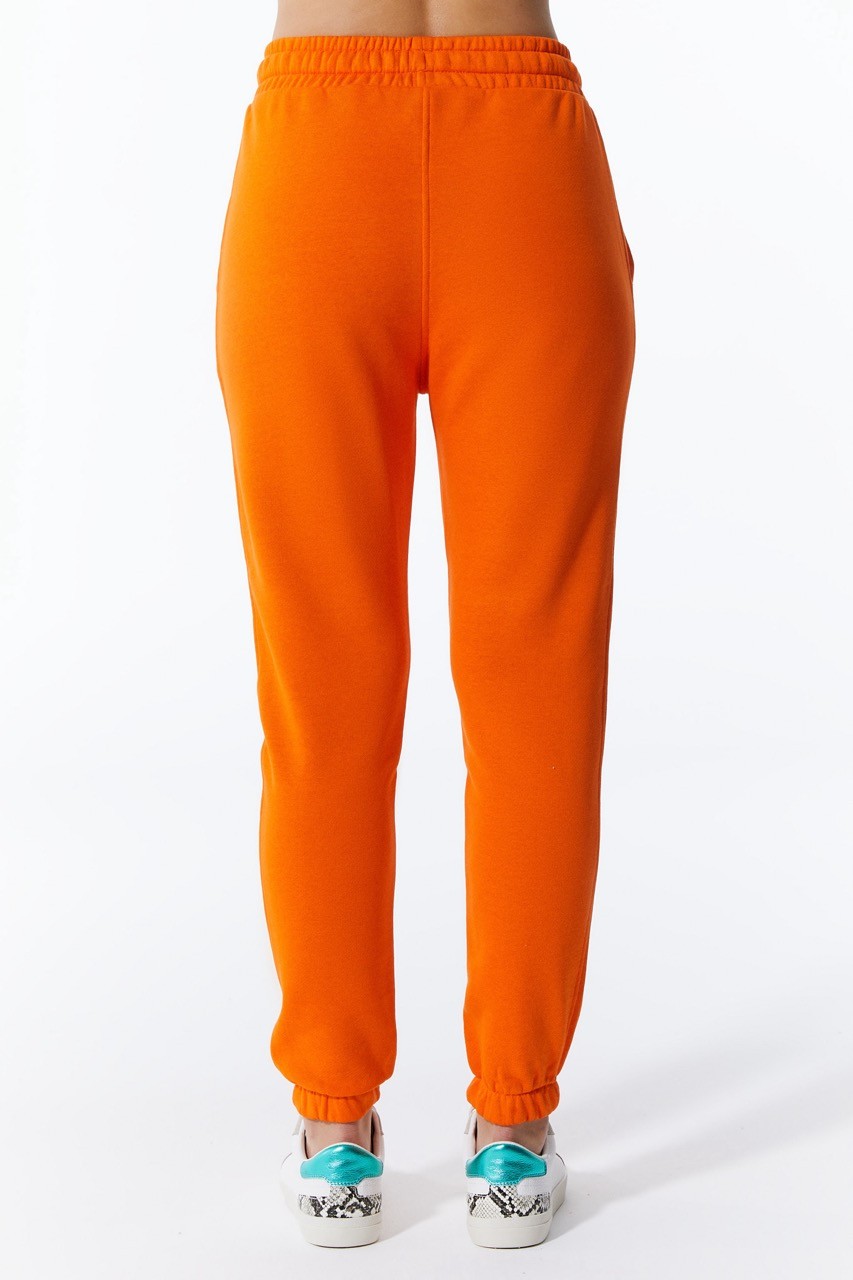 Slim Fit Damen Jogger Modell Jogginghose Orange