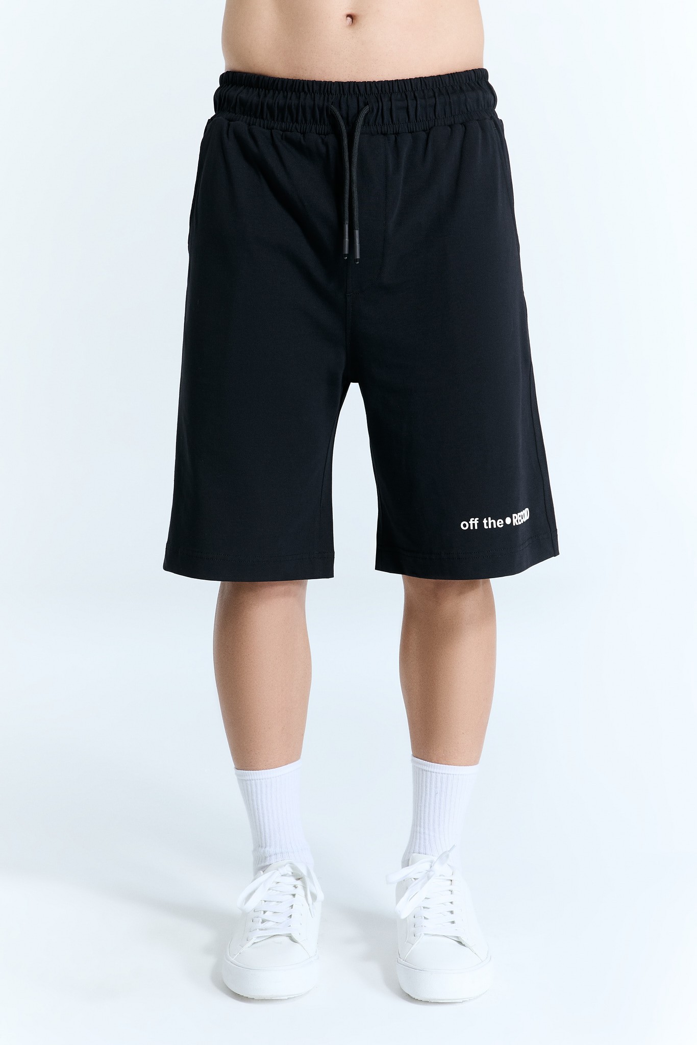 Schwarze Basic-Shorts für Männer