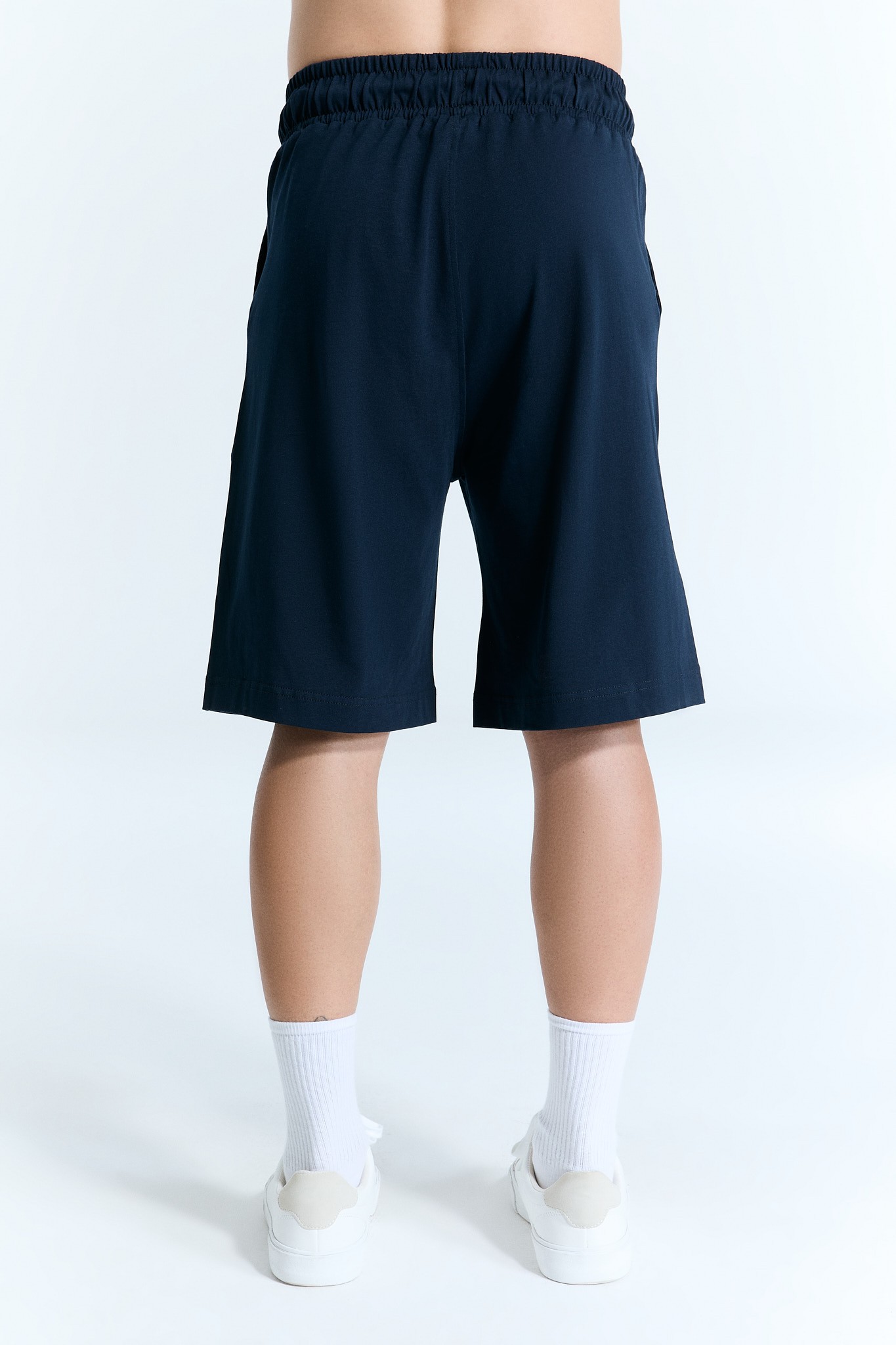 Dunkelblau Basic-Shorts für Männer