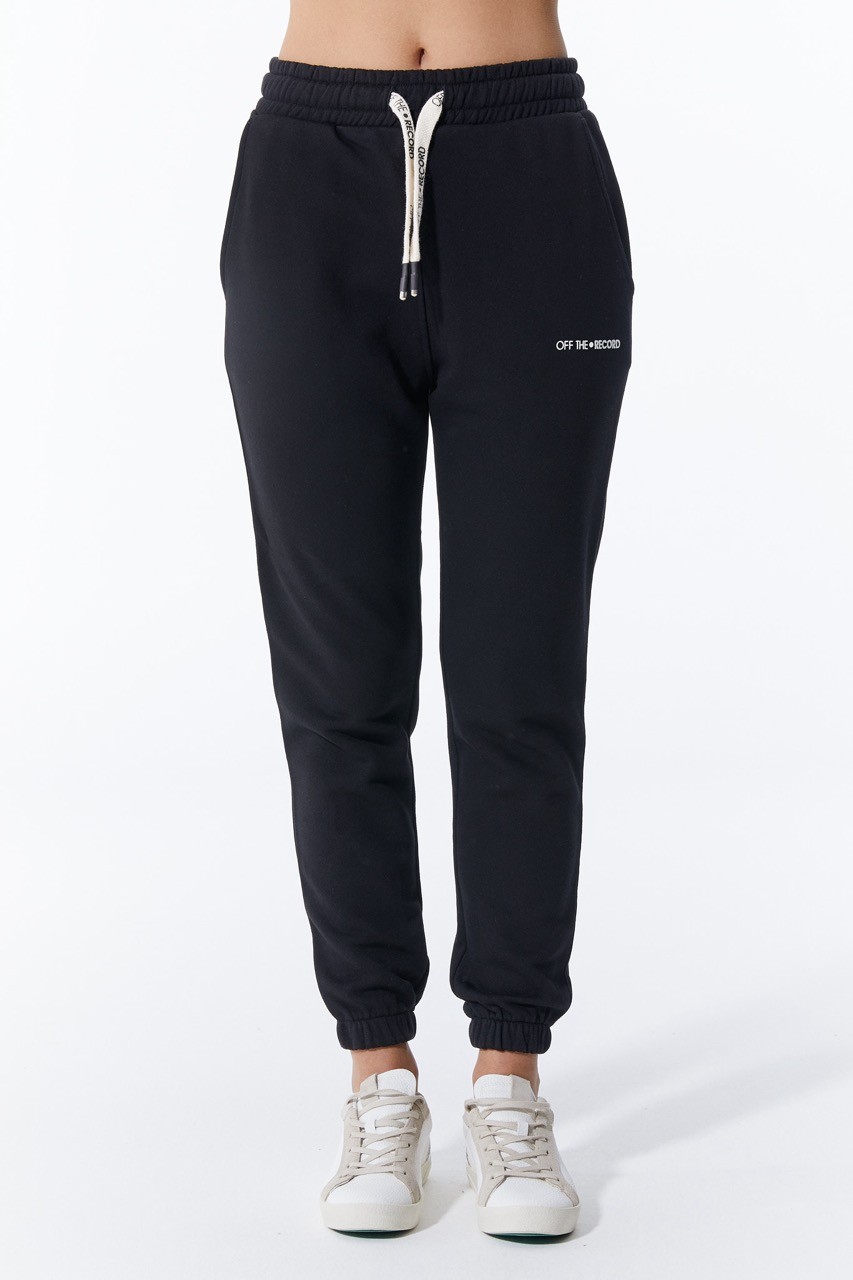 Slim Fit Damen Jogger Modell Jogginghose Schwarz