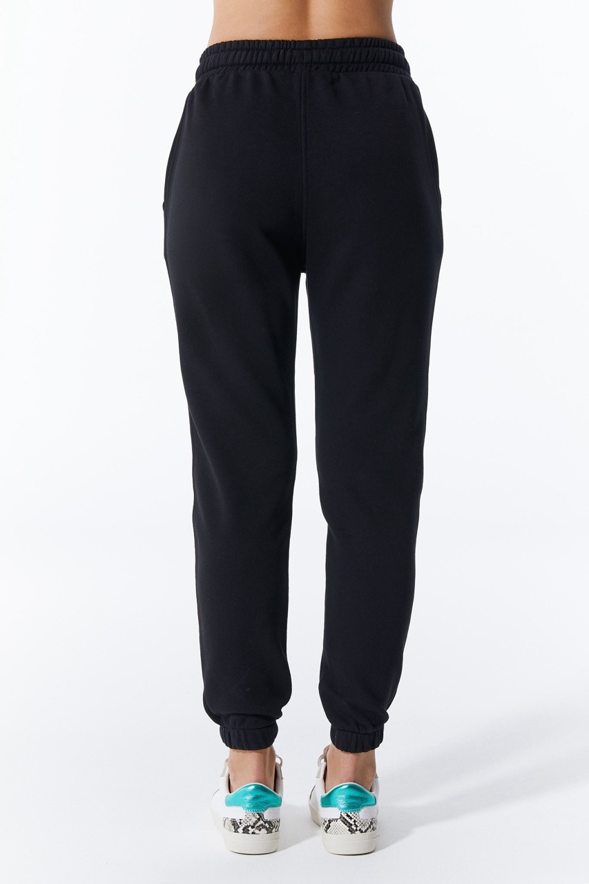 Slim Fit Damen Jogger Modell Jogginghose Schwarz