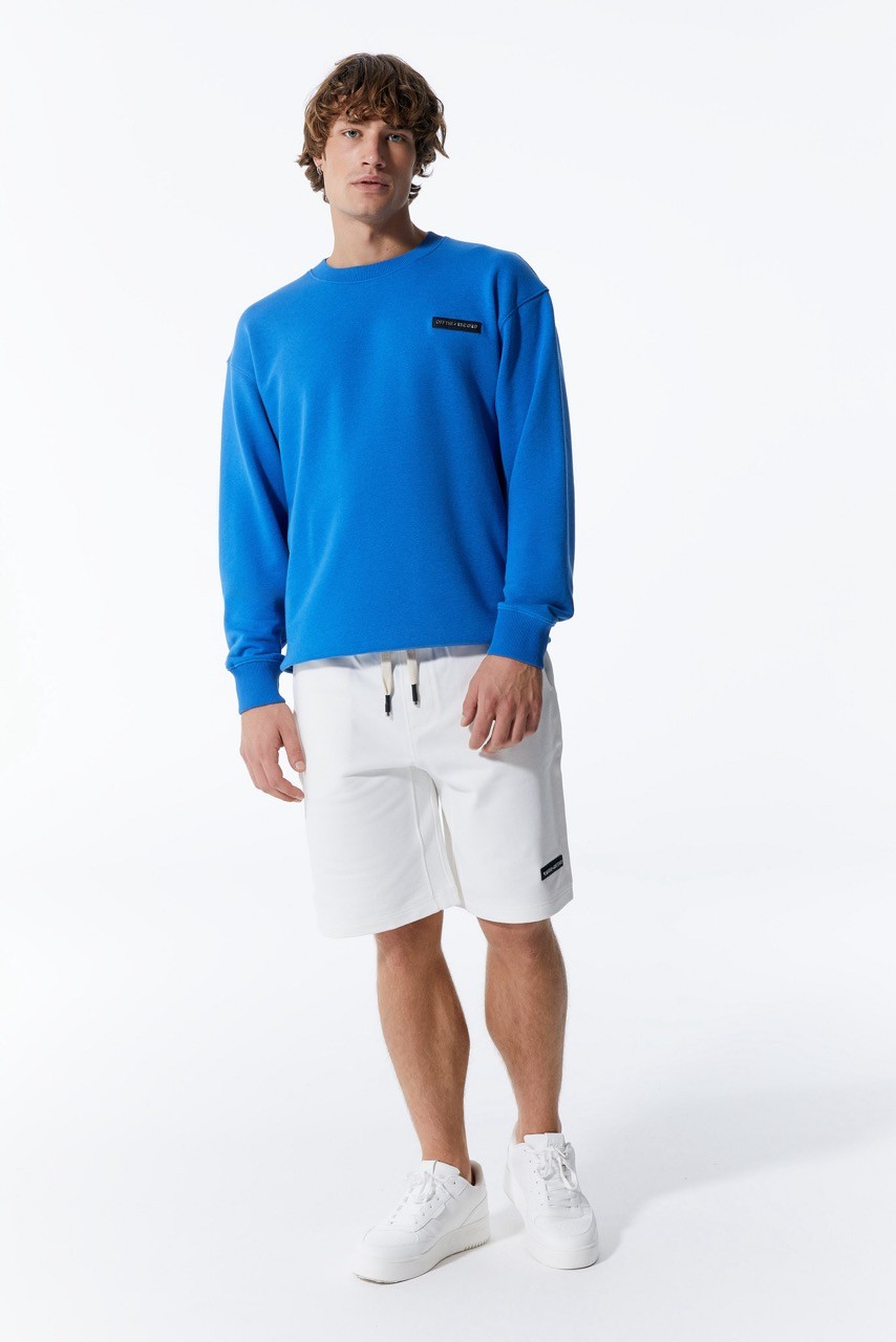 Basic Herren Blau Sweatshirt