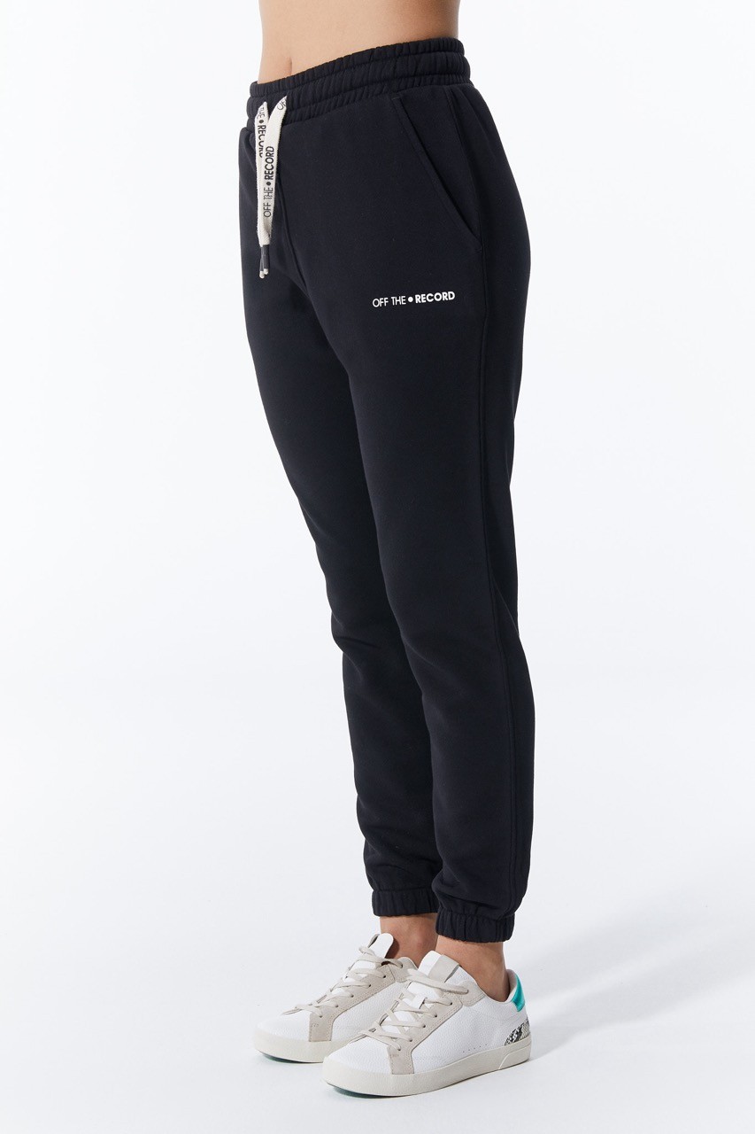 Slim Fit Damen Jogger Modell Jogginghose Schwarz