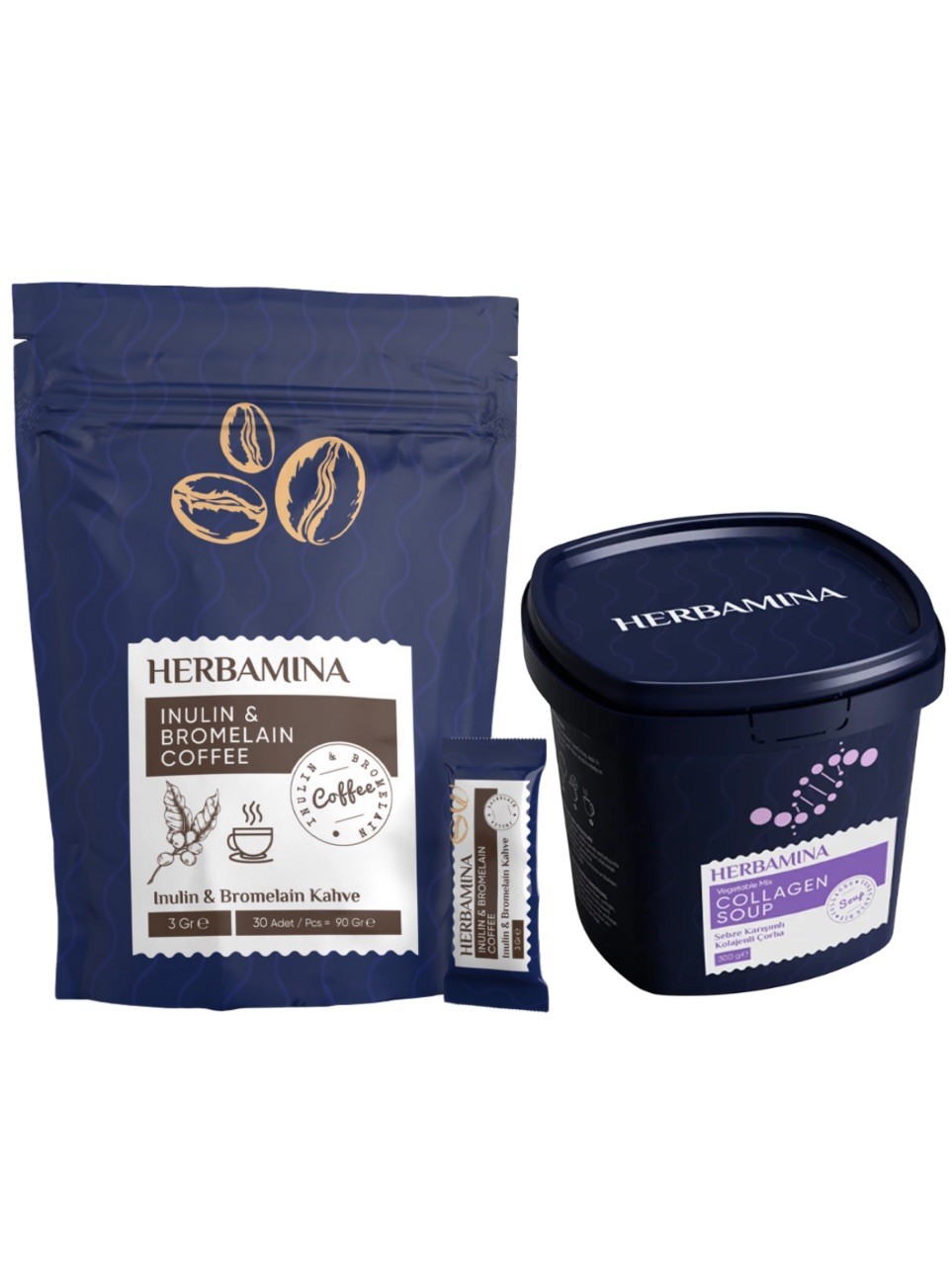 Herbamina Kaffee & Kollagenhaltige Gemüsesuppe – Satt bleiben, fit bleiben! 