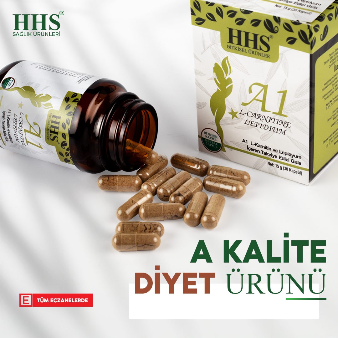 HHS A1 L-Carnitin Lepidium Pflanzliche Kapseln 30 Stück – 2er Set