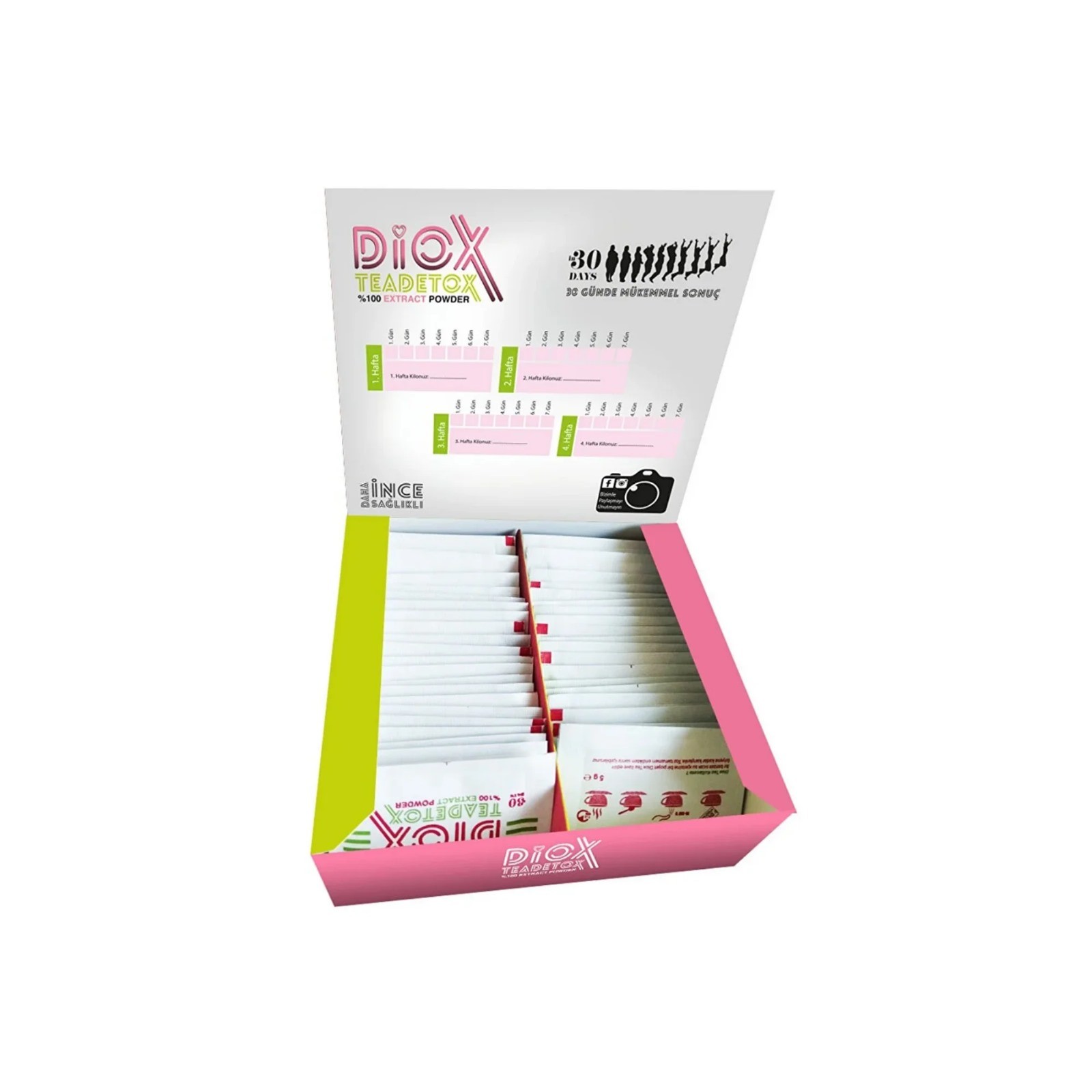 Diox Tee - detox  2er-Set Fettverbrenner Ergänzungspaket