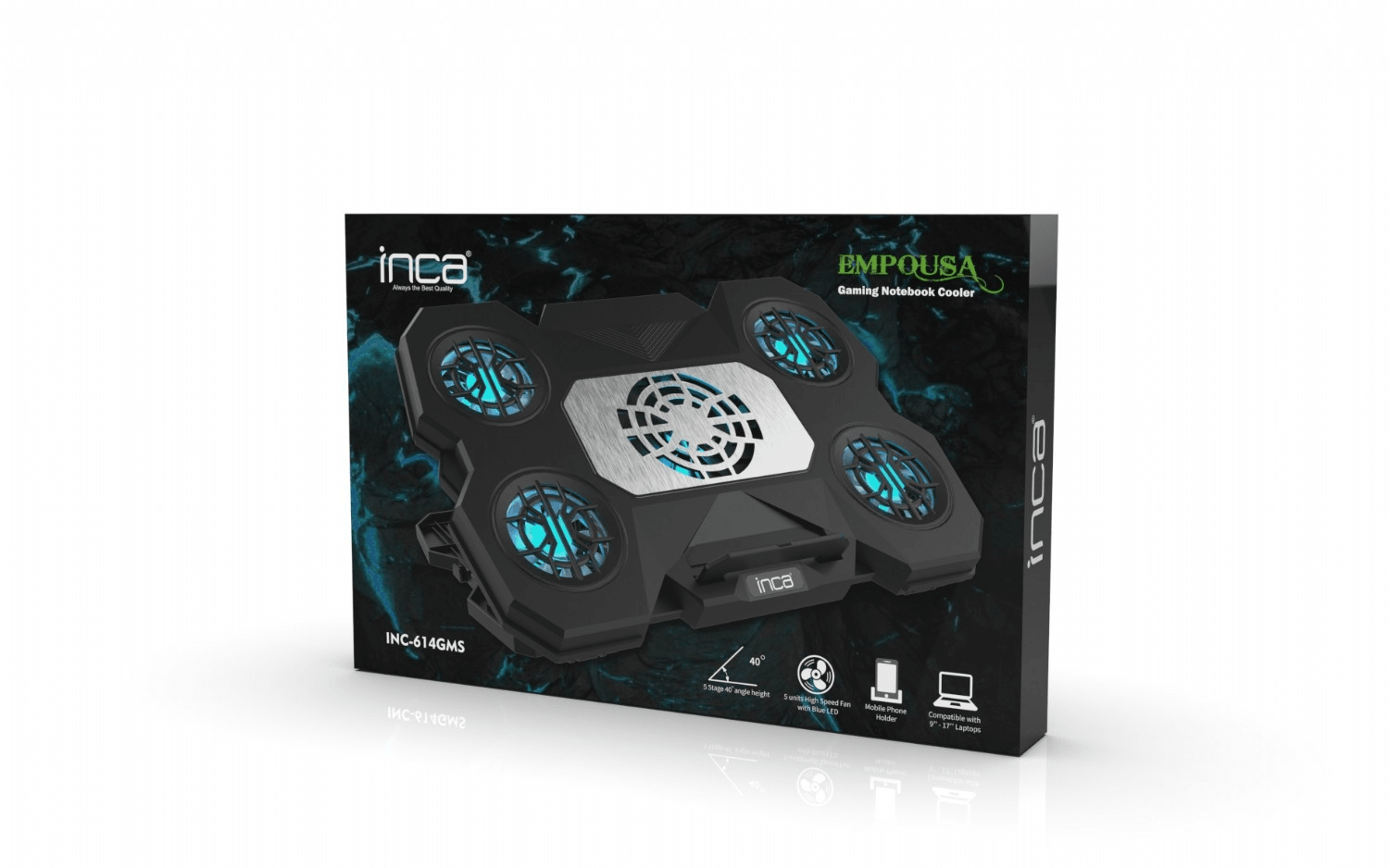 INCA EMPOUSA Gaming Laptop Cooler INC-614GMS