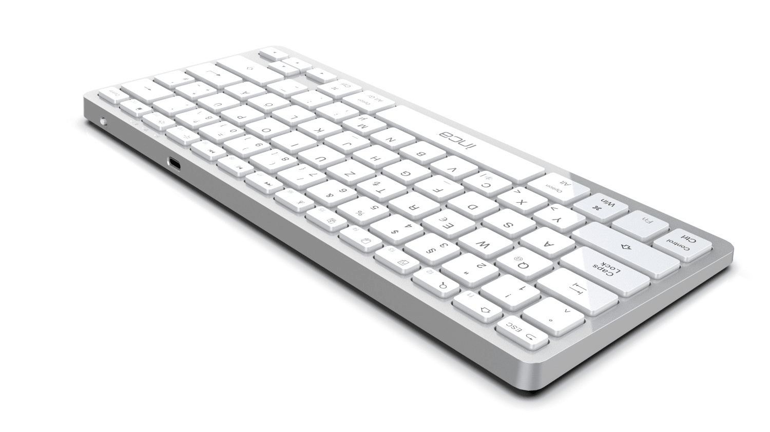 INCA IBK-565BT BLUETOOTH 5.0 SMART SREBRNA TASTATURA