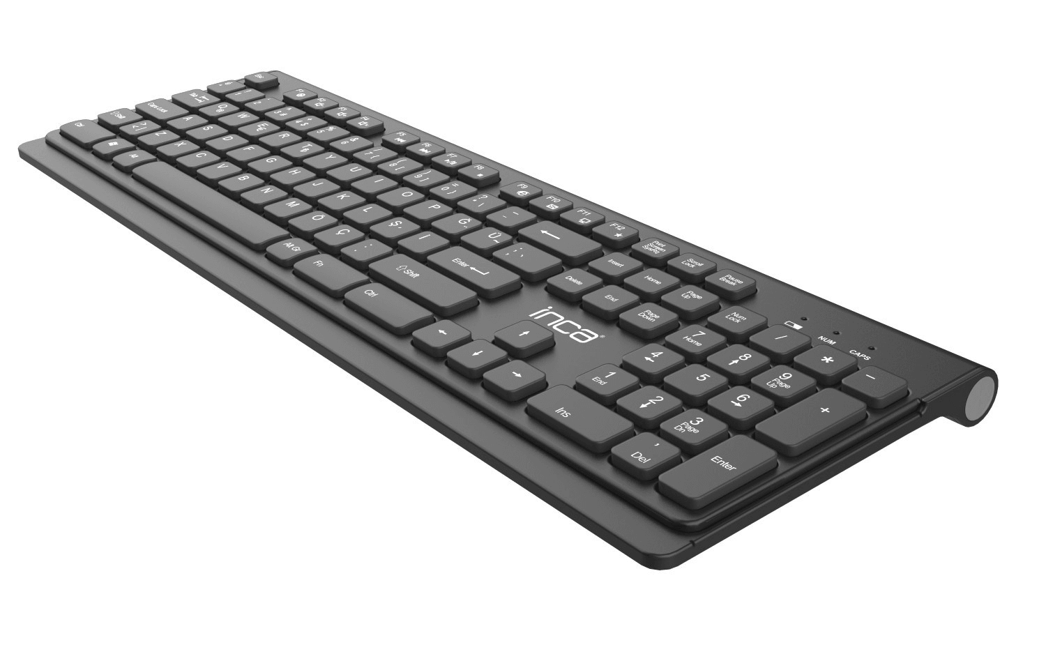 INCA IWS-519 WIRELESS MULTIMEDIA SLIM SCHOKOLADE DIZAJN TYPE-C TASTATURA I MAUS SET