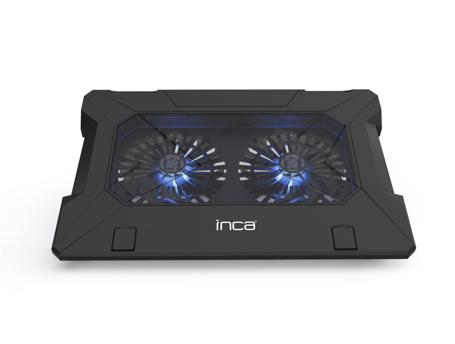 INCA INC-321RX ERGONOMSKI DVOSTRUKI VENTILATOR + STALAK+ TIHI HLADNJAK ZA NOTEBOOK SA GUMENOM CRNOM