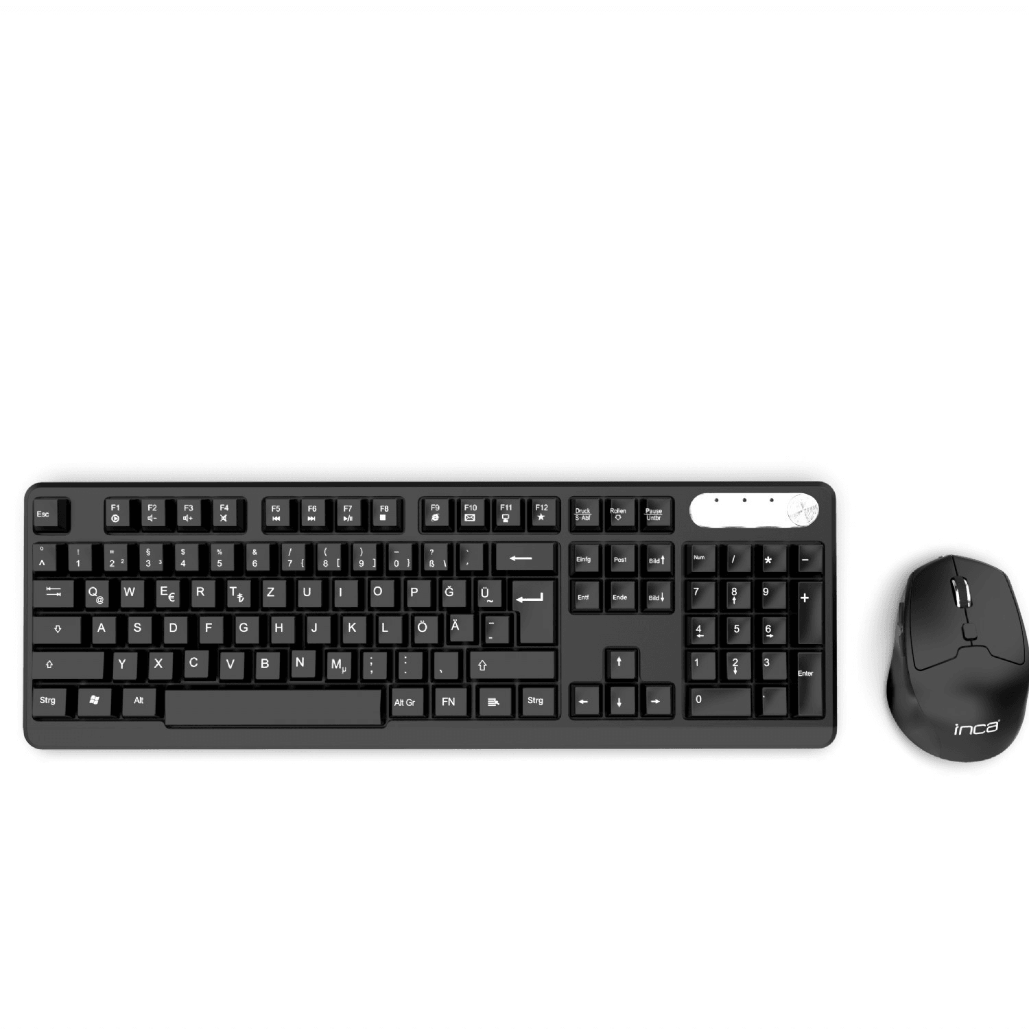 INCA IWS-549U PUNJIVA SILENT TYPE-C BEŽIČNA MULTIMEDIJALNA TASTATURA I SET MIŠA