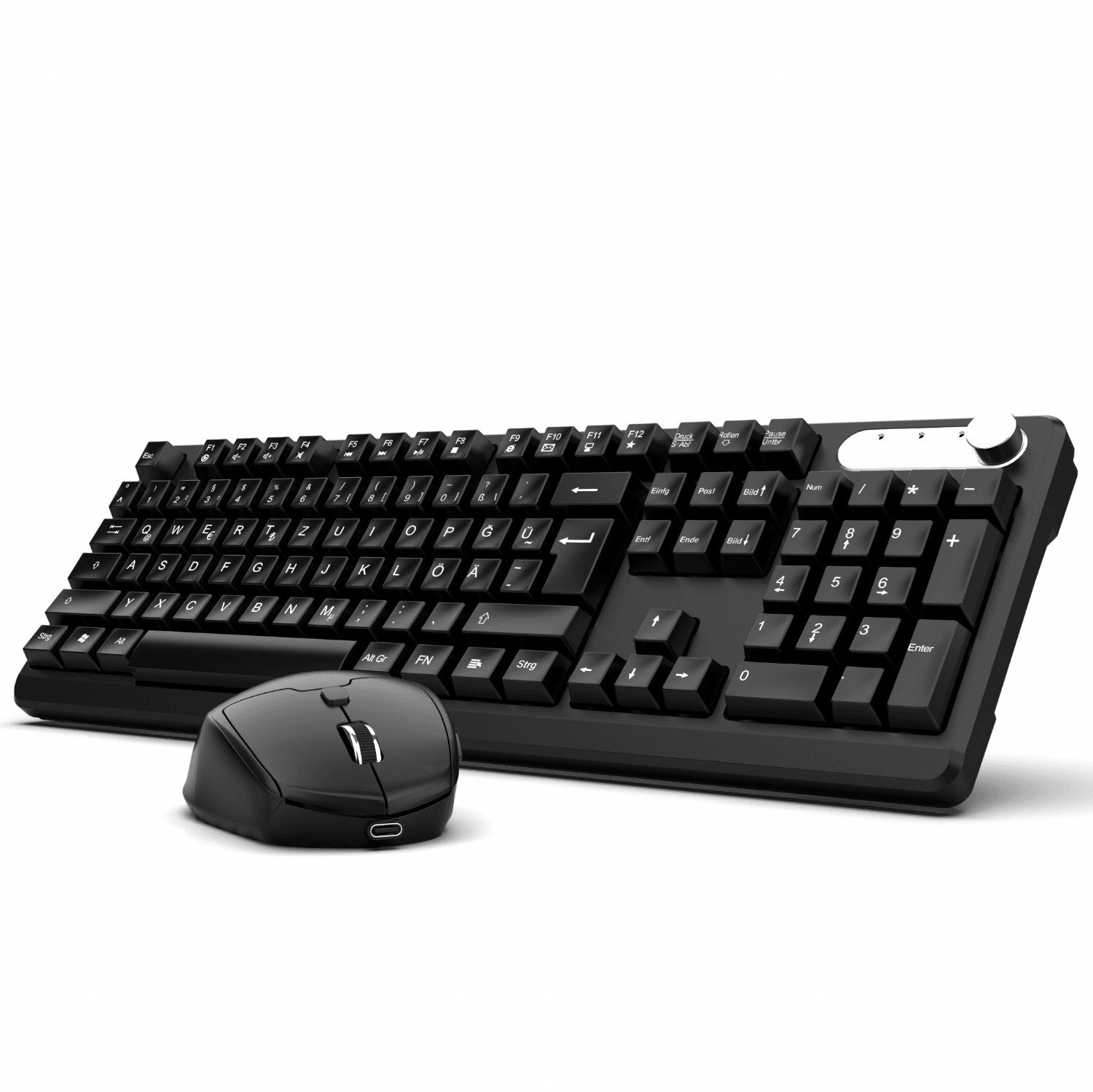 INCA IWS-549U PUNJIVA SILENT TYPE-C BEŽIČNA MULTIMEDIJALNA TASTATURA I SET MIŠA