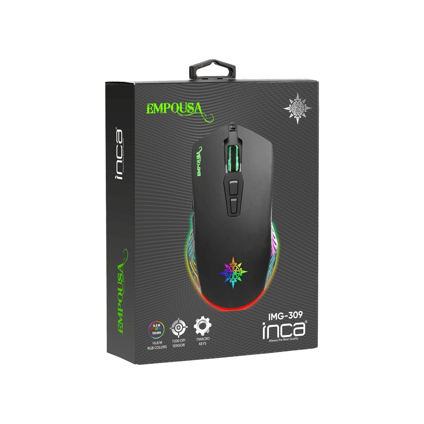 INCA IMG - 309 EMPOUSA RGB-PROFESIONALNI MIŠ ZA IGRE SA MAKRO DUGMETOM