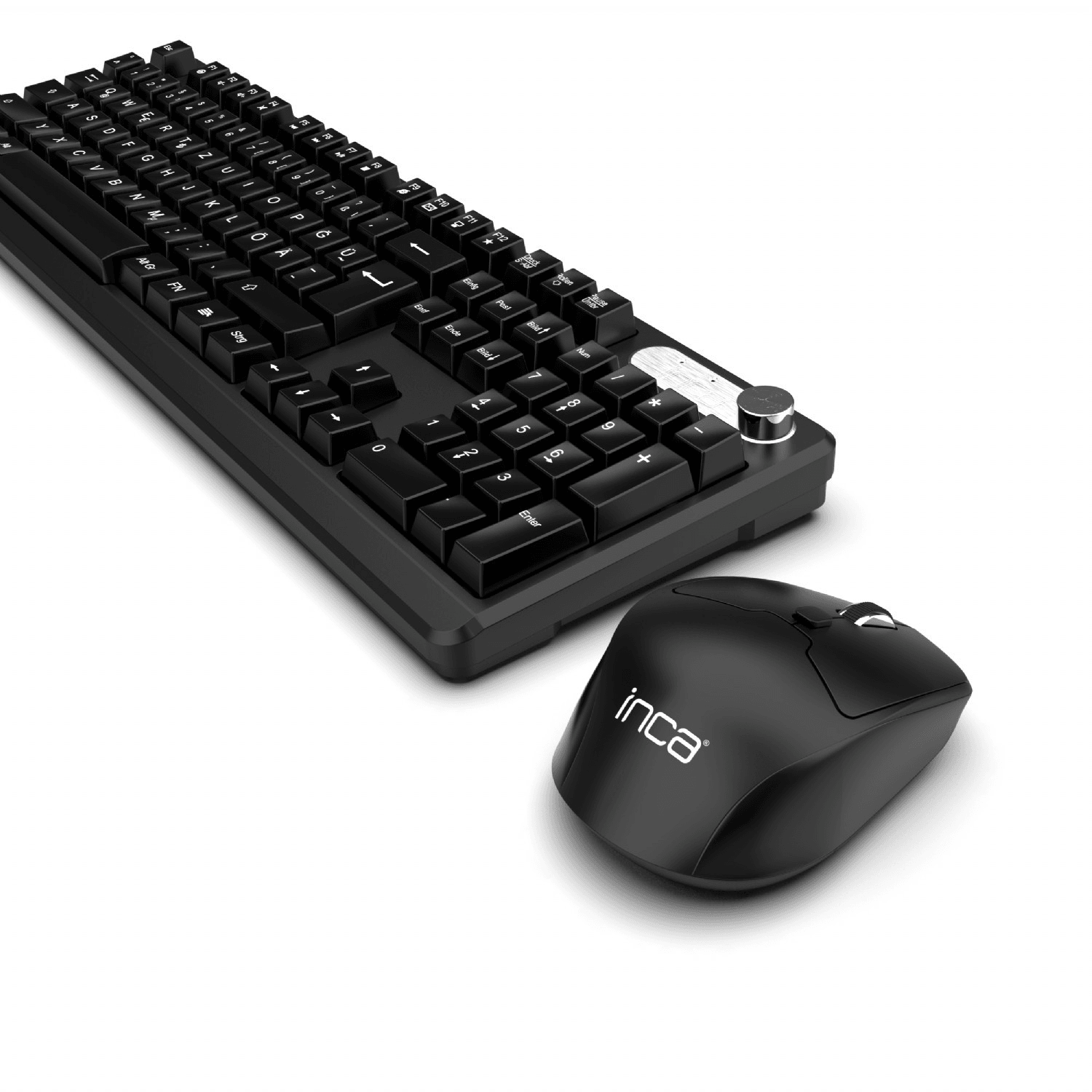 INCA IWS-549U PUNJIVA SILENT TYPE-C BEŽIČNA MULTIMEDIJALNA TASTATURA I SET MIŠA