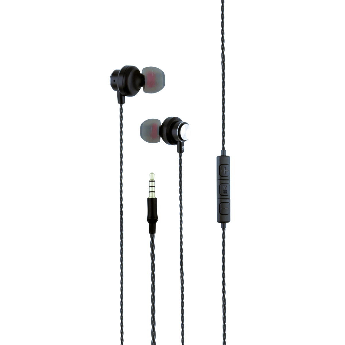Helt HT-115 In-Ear-Kopfhörer mit 3,5-Klinkeneingang (Schwarz) - Schwarz