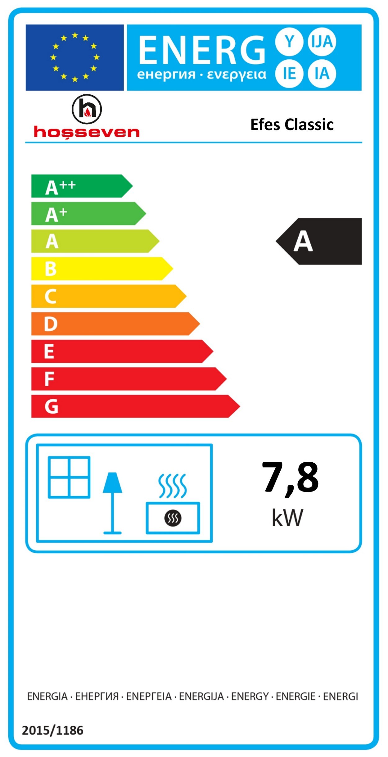 5035 Efes Classic – 7,8 kW Der Zeitlose Kaminofen für Gemütliche Stunden