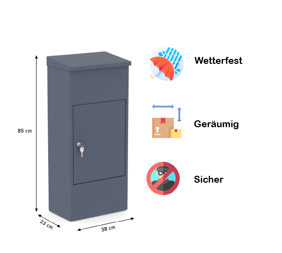 CONDIT Paketbox 2 – Sichere und Bequeme Paketannahme zu Hause