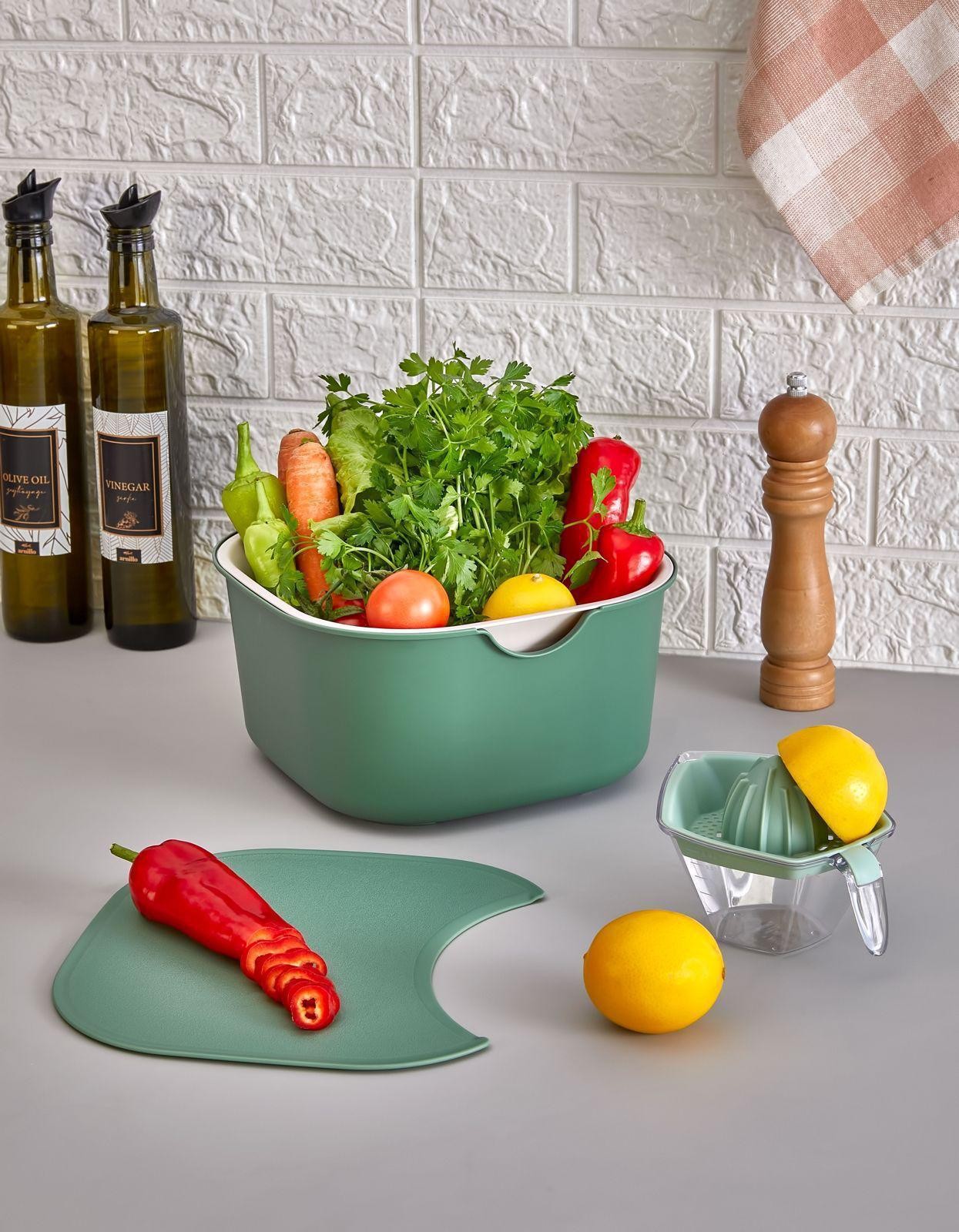 CAZORIA Set 5 piese - Verde