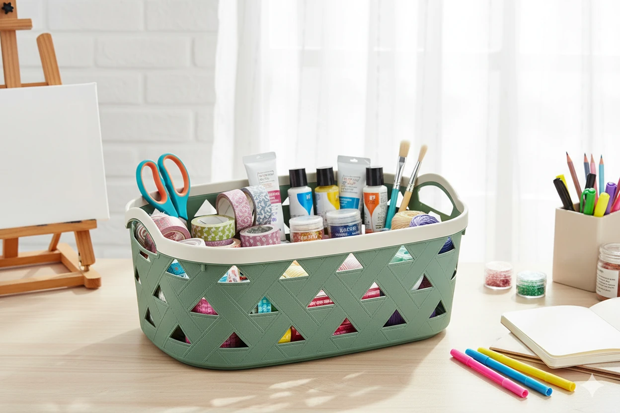 SD-5007 Coș cu Model de Piele LEATHER, 23 L - 12 Buc.