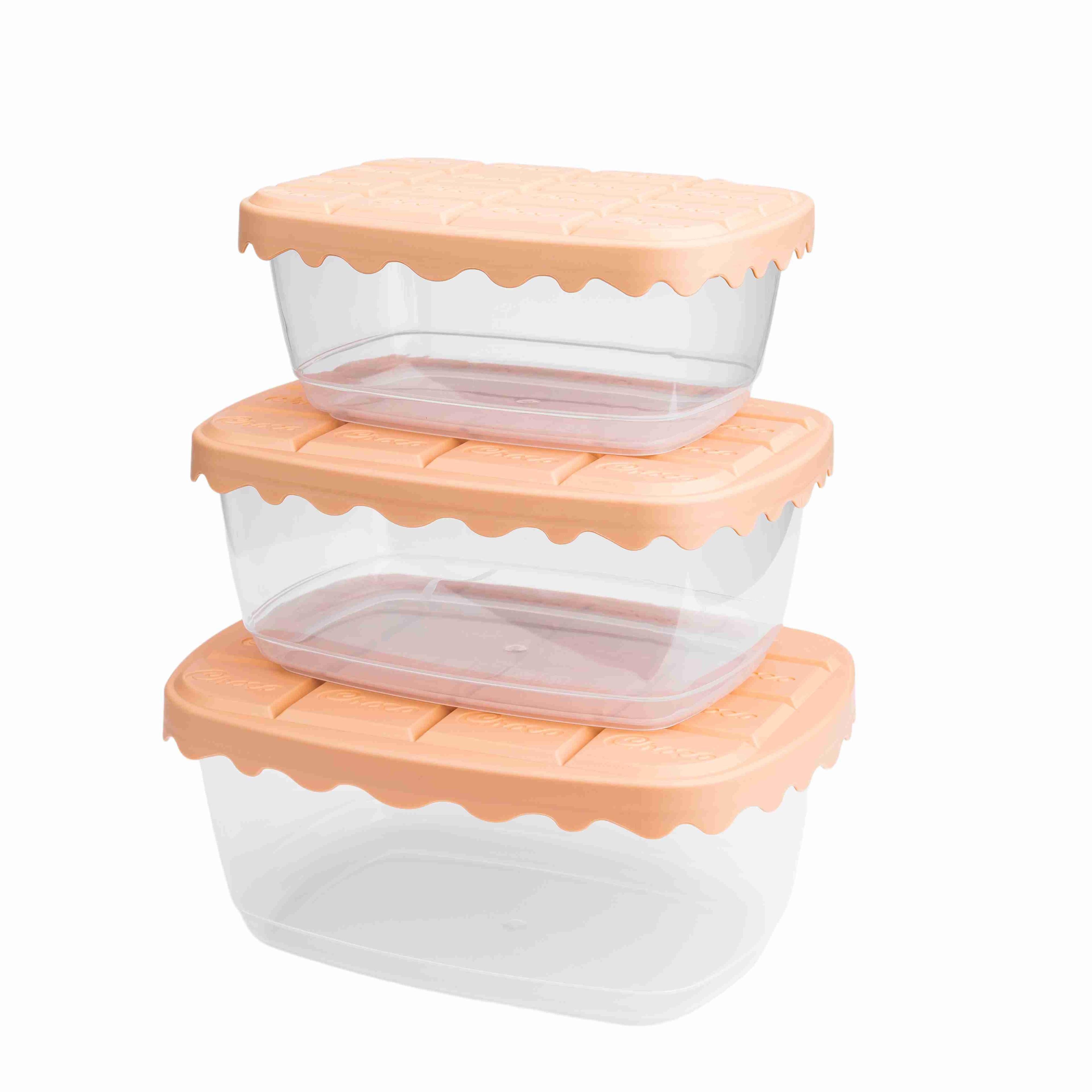 Set Cutii CHOCO (3 buc) (0,8 L - 1,4 L - 2,0 L) - Somon