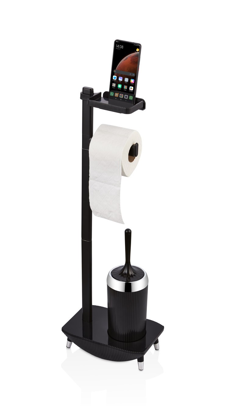 Set de Toaletă cu Perie - Negru