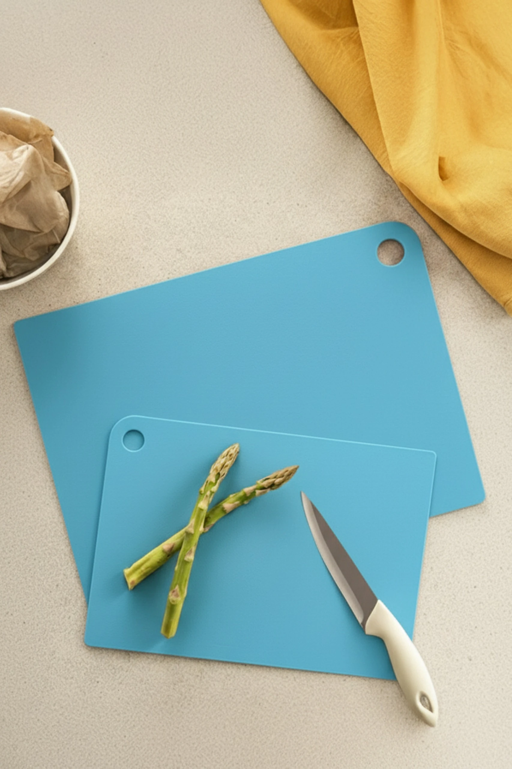 Tocător FLEXIBLE 25x35 cm - & 21x30 cm (2 Buc) - Turcoaz