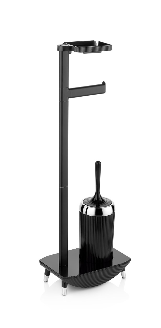 Set de Toaletă cu Perie - Negru